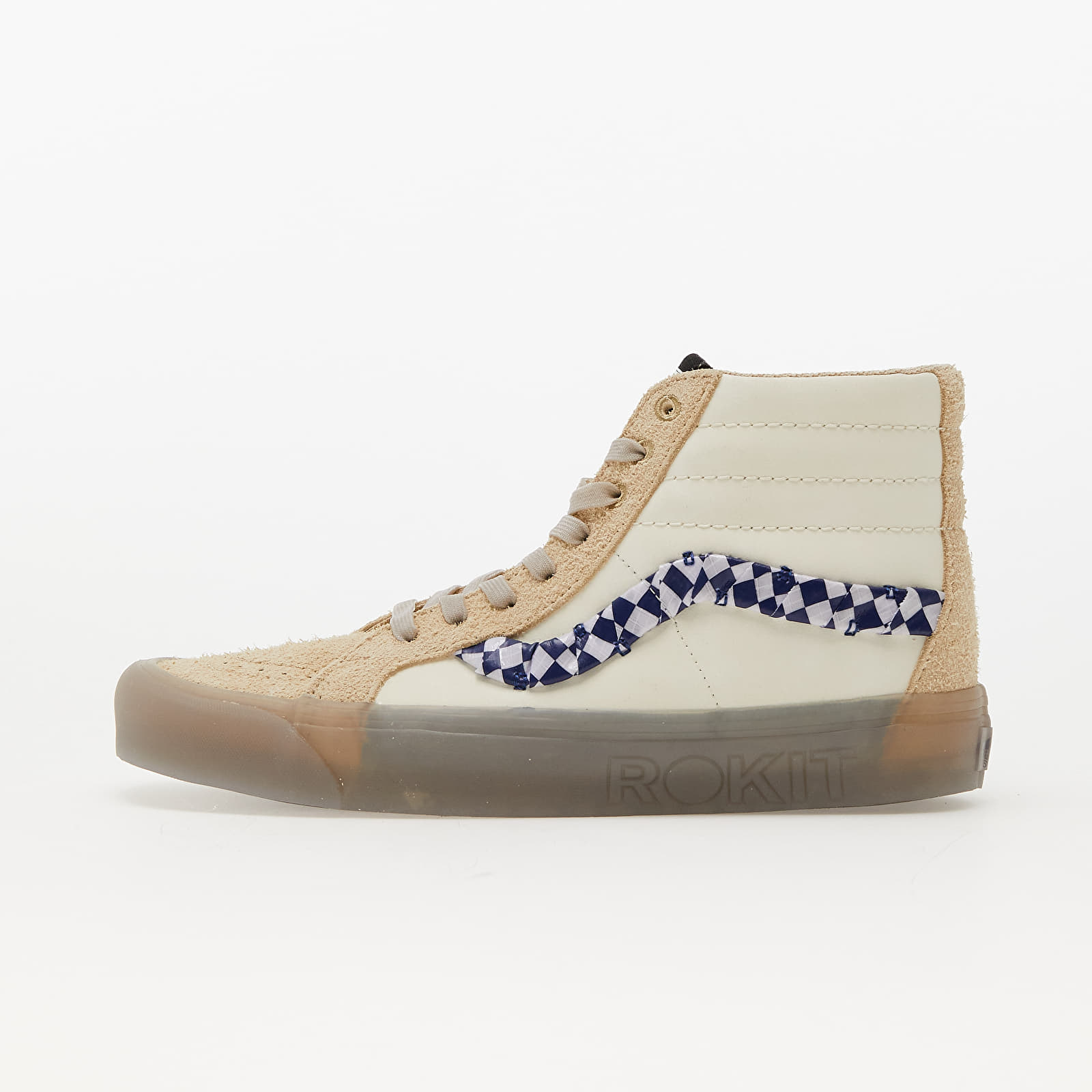 Zapatillas Hombre Vans x Rokit Sk8-Hi 38 DX WS Translucent Pebble