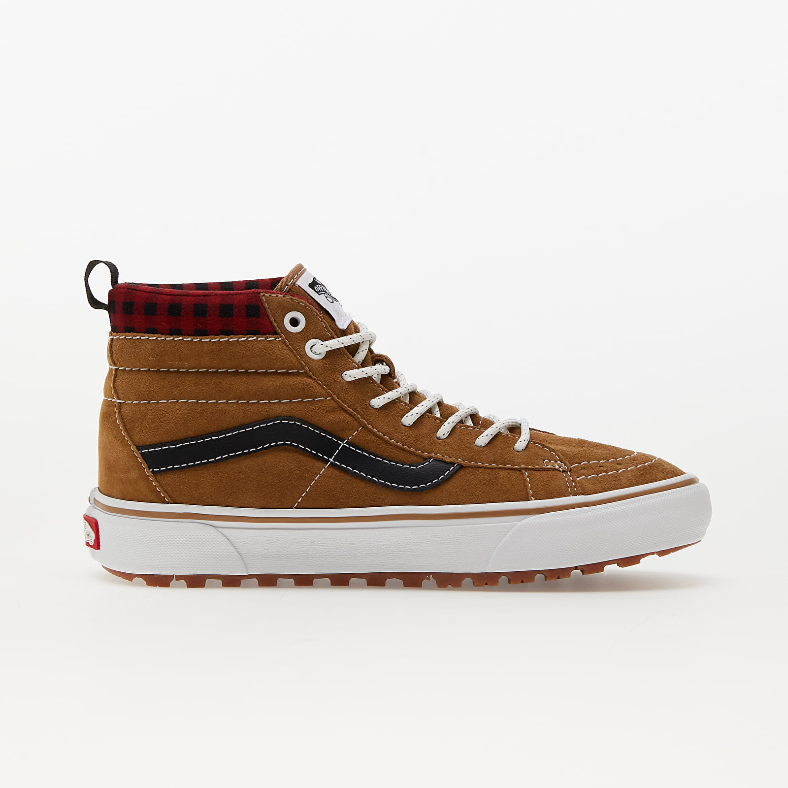 Men's shoes Vans SK8-Hi MTE-1 Plaid Brown/ Black