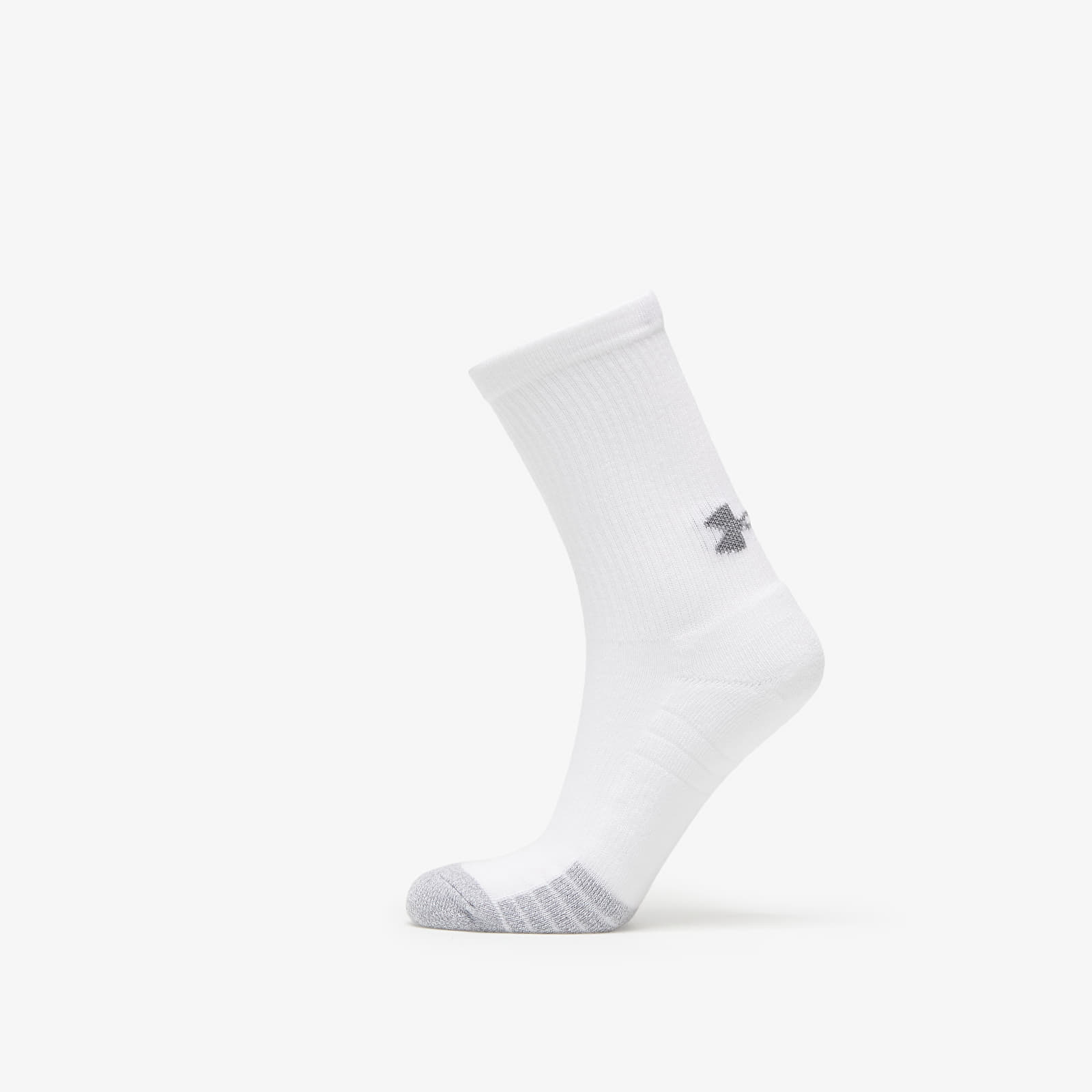 Calcetines Under Armour Heatgear Crew 3-Pack Socks Gray/ White