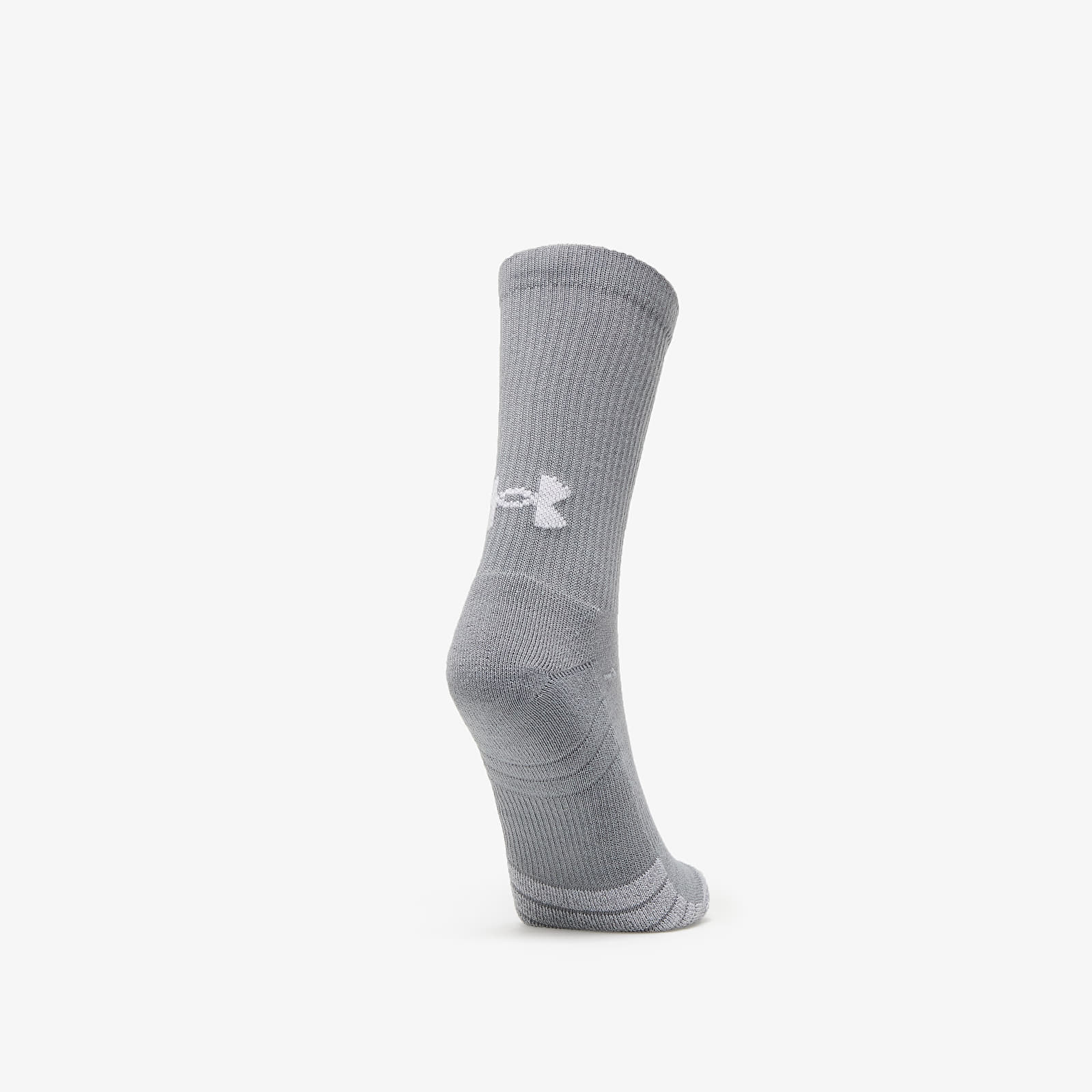 Calcetines Under Armour Heatgear Crew 3-Pack Socks Gray/ White