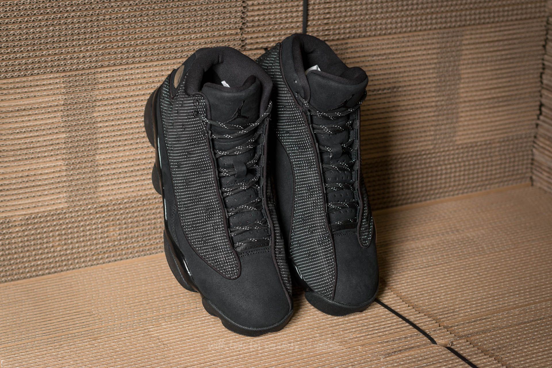 Men s shoes Air Jordan 13 Retro Black Black Anthracite Footshop