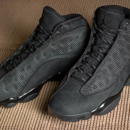 All black hot sale jordans 13