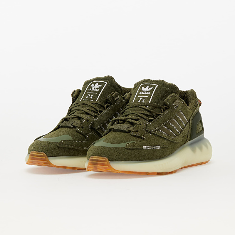 【poshoish】 Чоловіче взуття adidas ZX 5K BOOST Focus Olive/ Off White/ Ecru