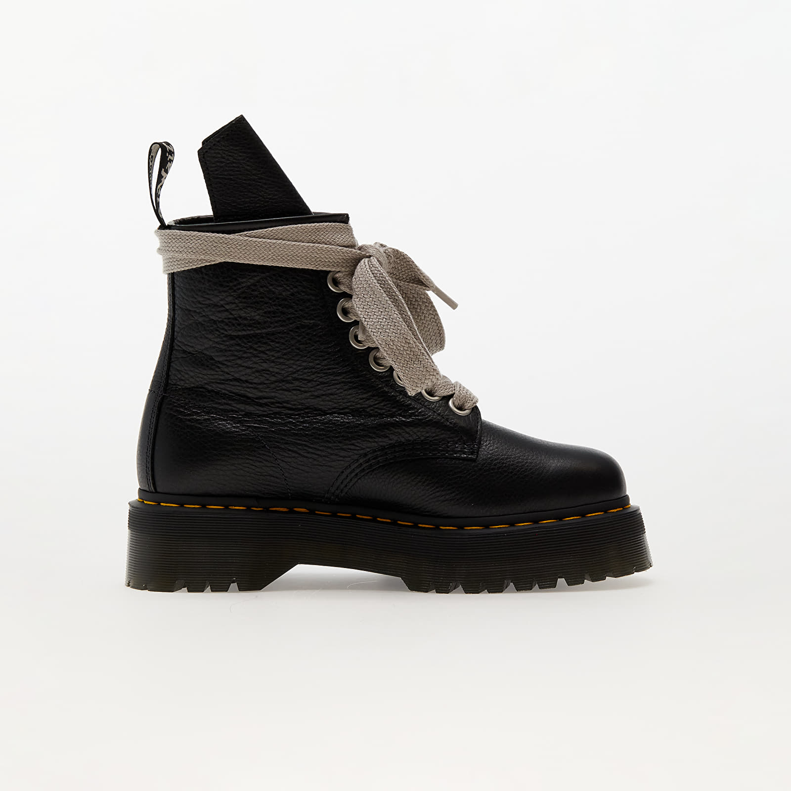 Men's shoes Rick Owens x Dr. Martens DRKSHDW Quad Sole Jumbo Lace Boot Black