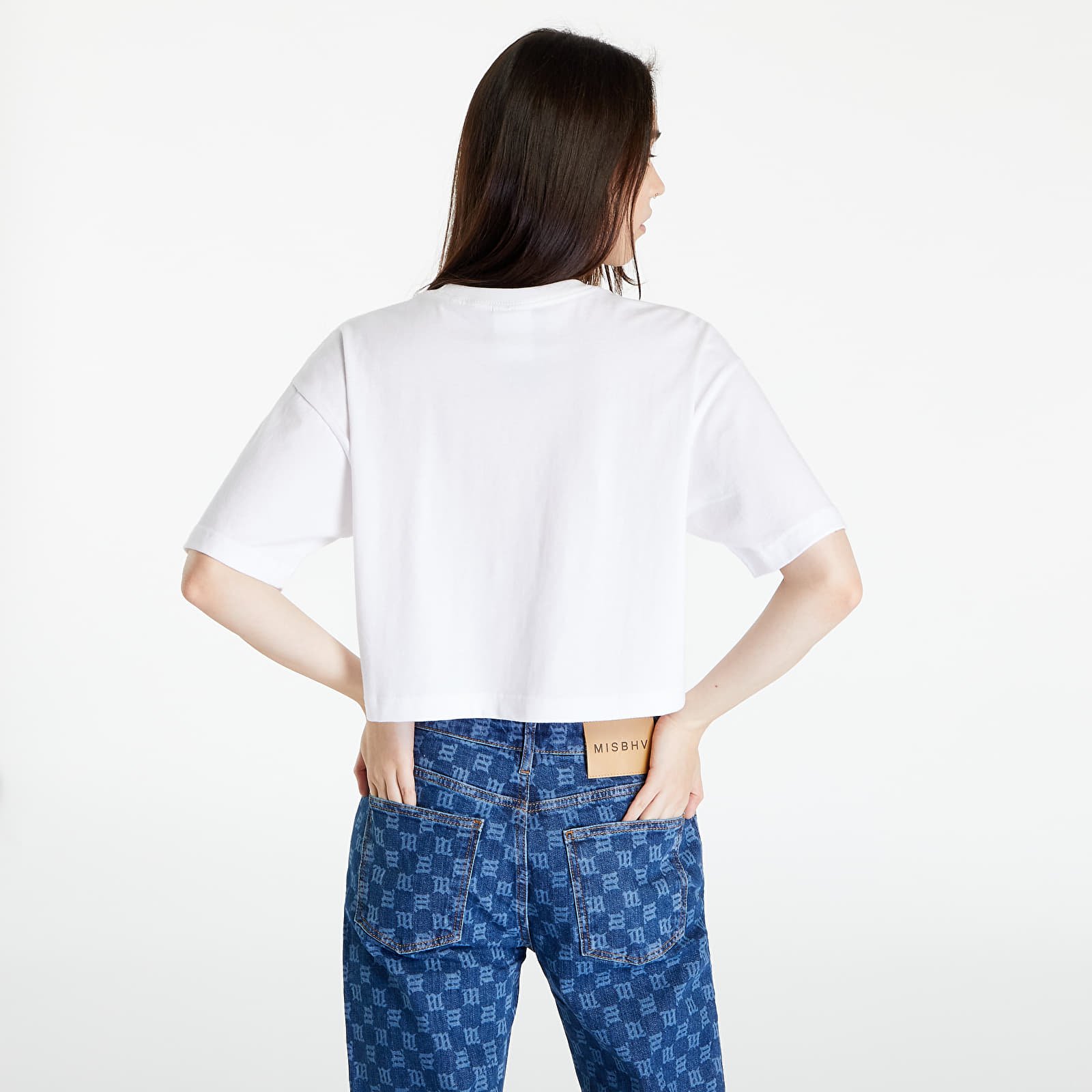 Pólók HUF Forever S/S Crop Tee White