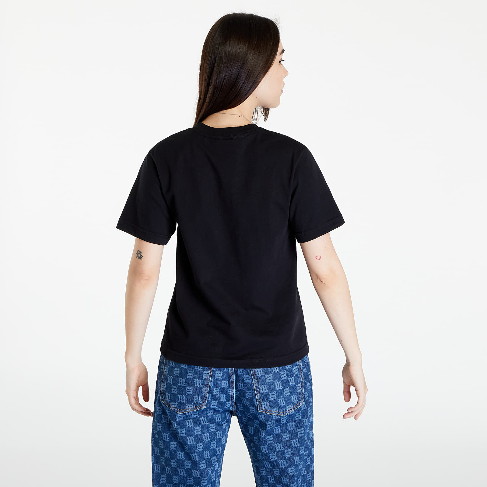 Tričká HUF Embroidered Tt S/S Relax Tee Black
