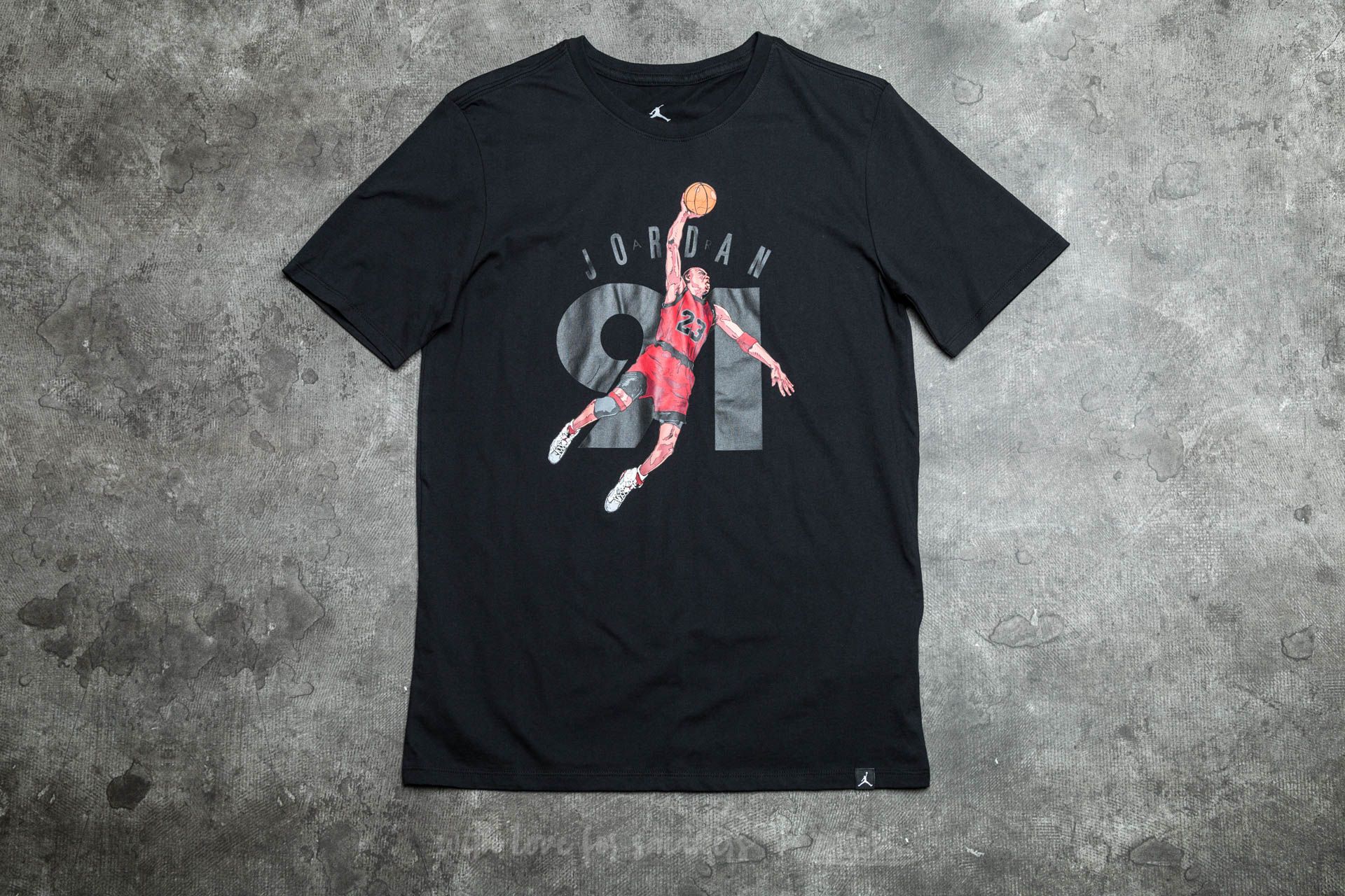 T-Shirts and shirts Air Jordan 6 Ninety One Tee Black