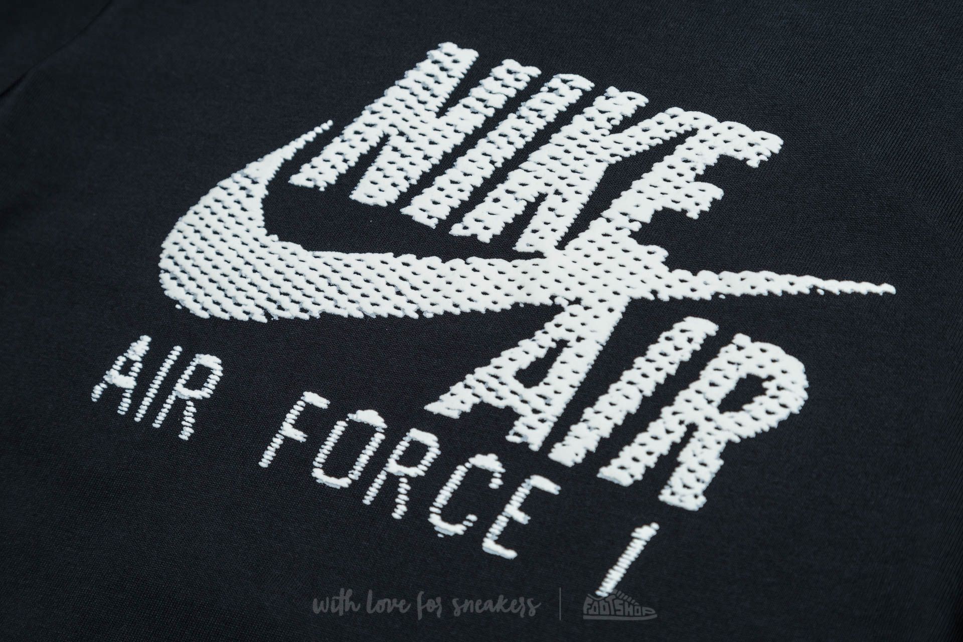 Nike air force outlet 1 t shirt black