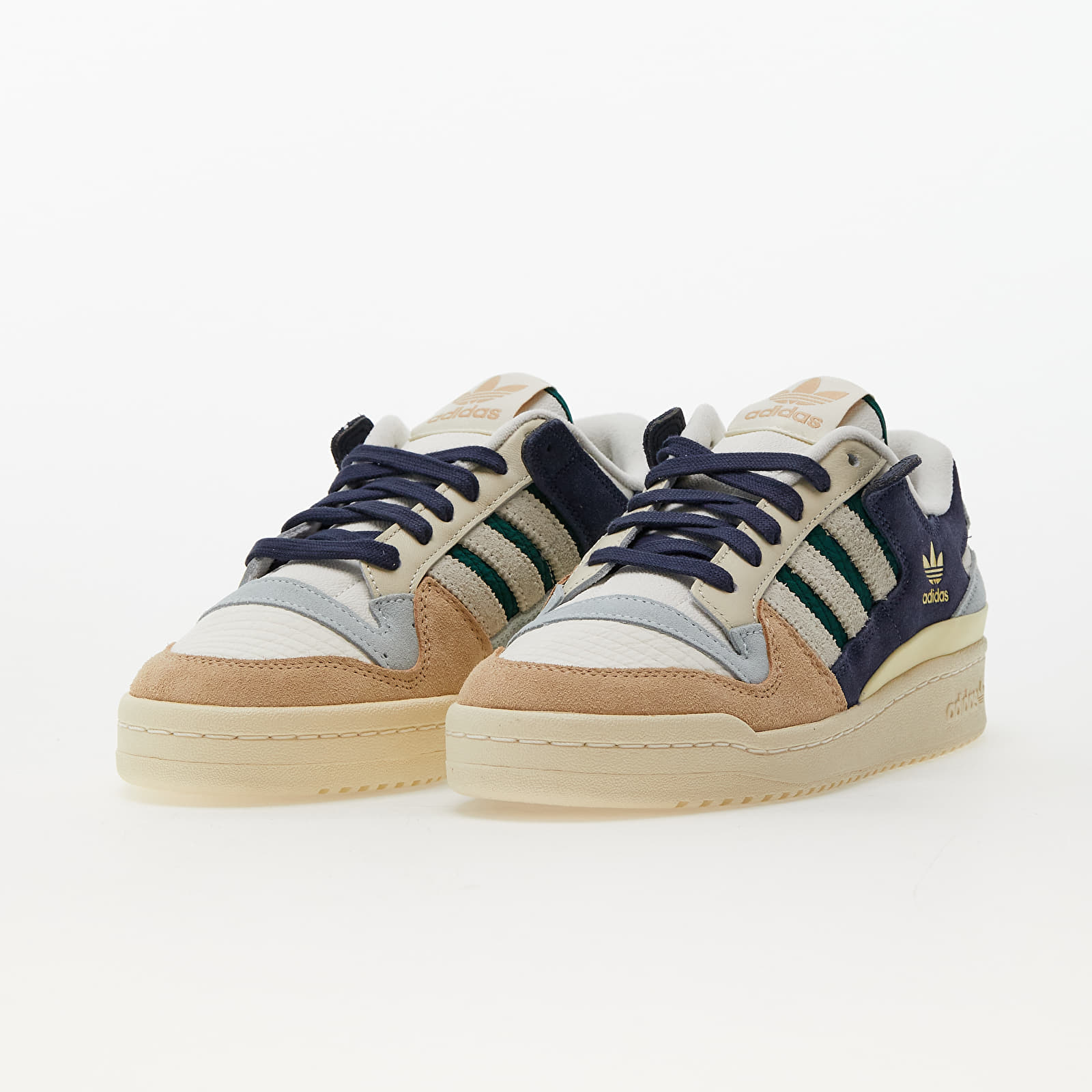 Férfi cipők adidas Forum 84 Low Cl Cloud White/ Core Green/ Magnet Beige