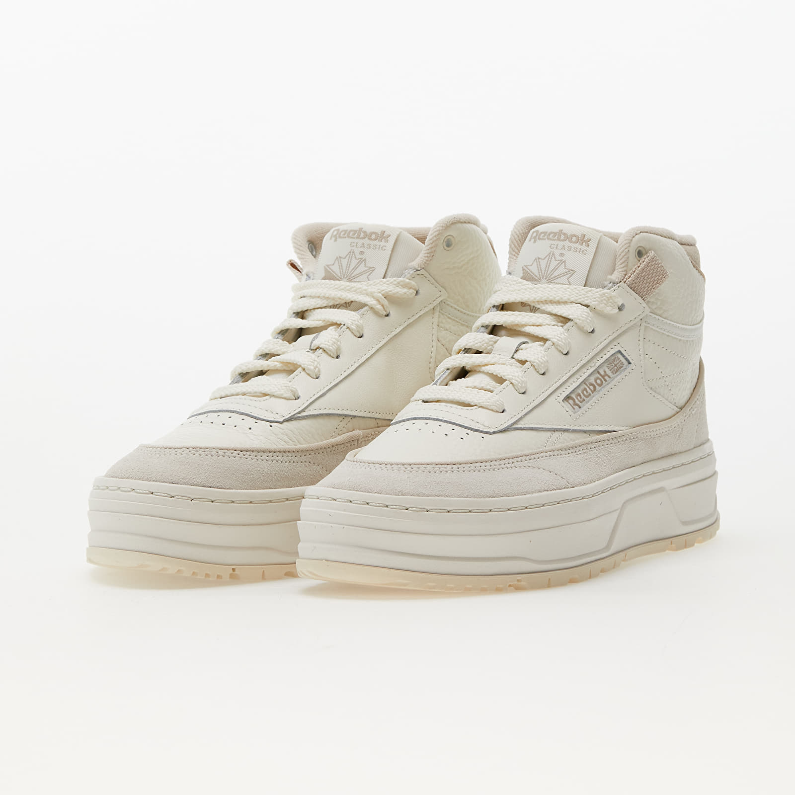 Γυναικεία παπούτσια Reebok Club C Geo Mid Chalk/ Alabaster/ Modern Beige