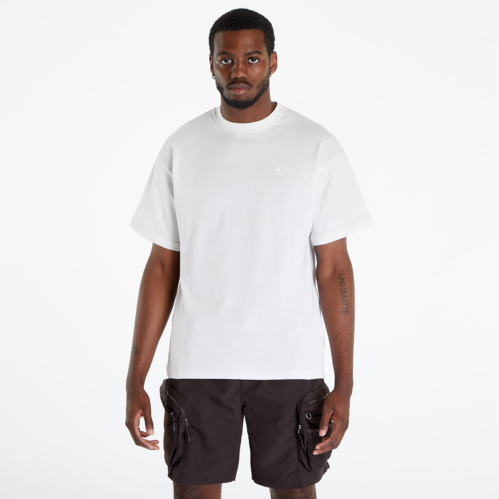 Koszulki Nike Solo Swoosh T-Shirt Phantom/ White