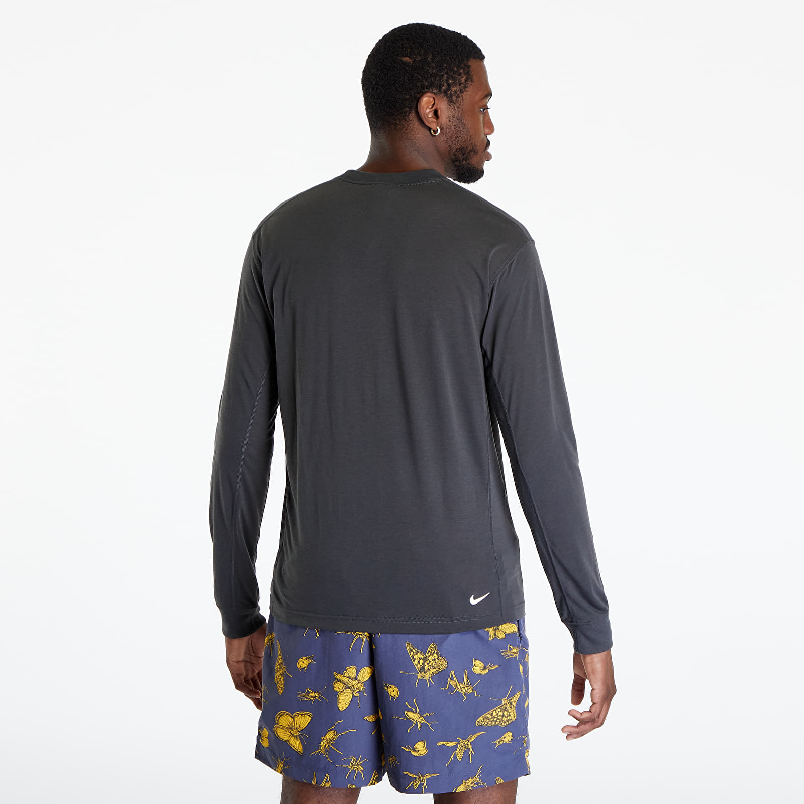 Magliette Nike Dri-Fit ACG "Goat Rocks" Men's Long Sleeve Top Dark Smoke Grey/ Off Noir/ Summit White