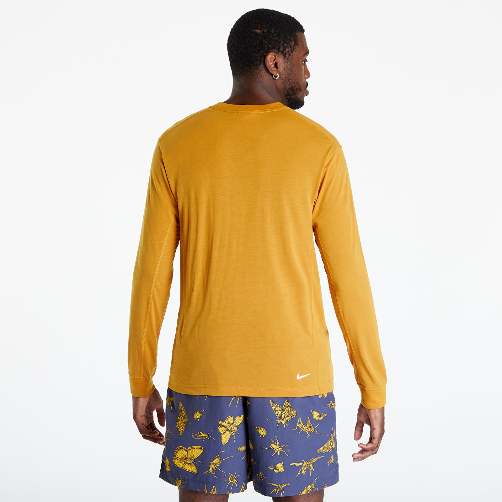 Yellow long sleeve dri fit shirt top
