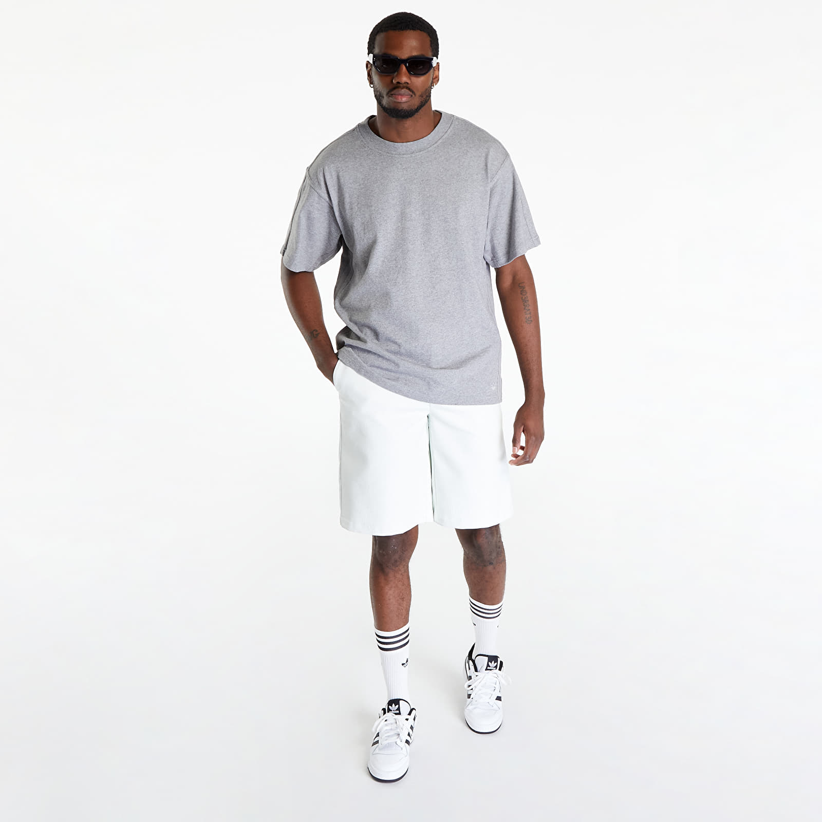 T-shirts adidas Blue Version Essentials Tee (Gender Neutral) Core Heather