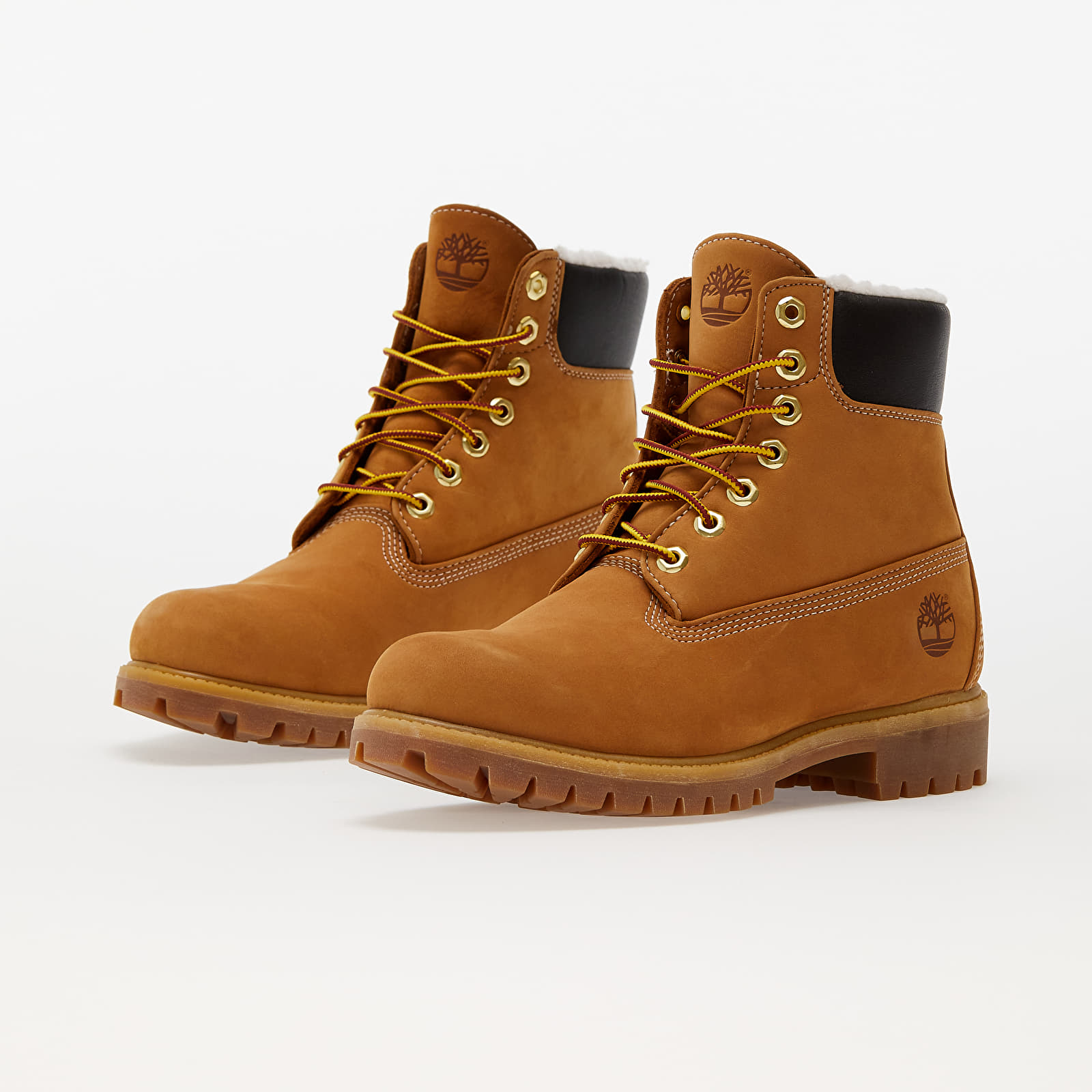 Scarpe uomo Timberland 6 In Prem Fur Lined Wheat