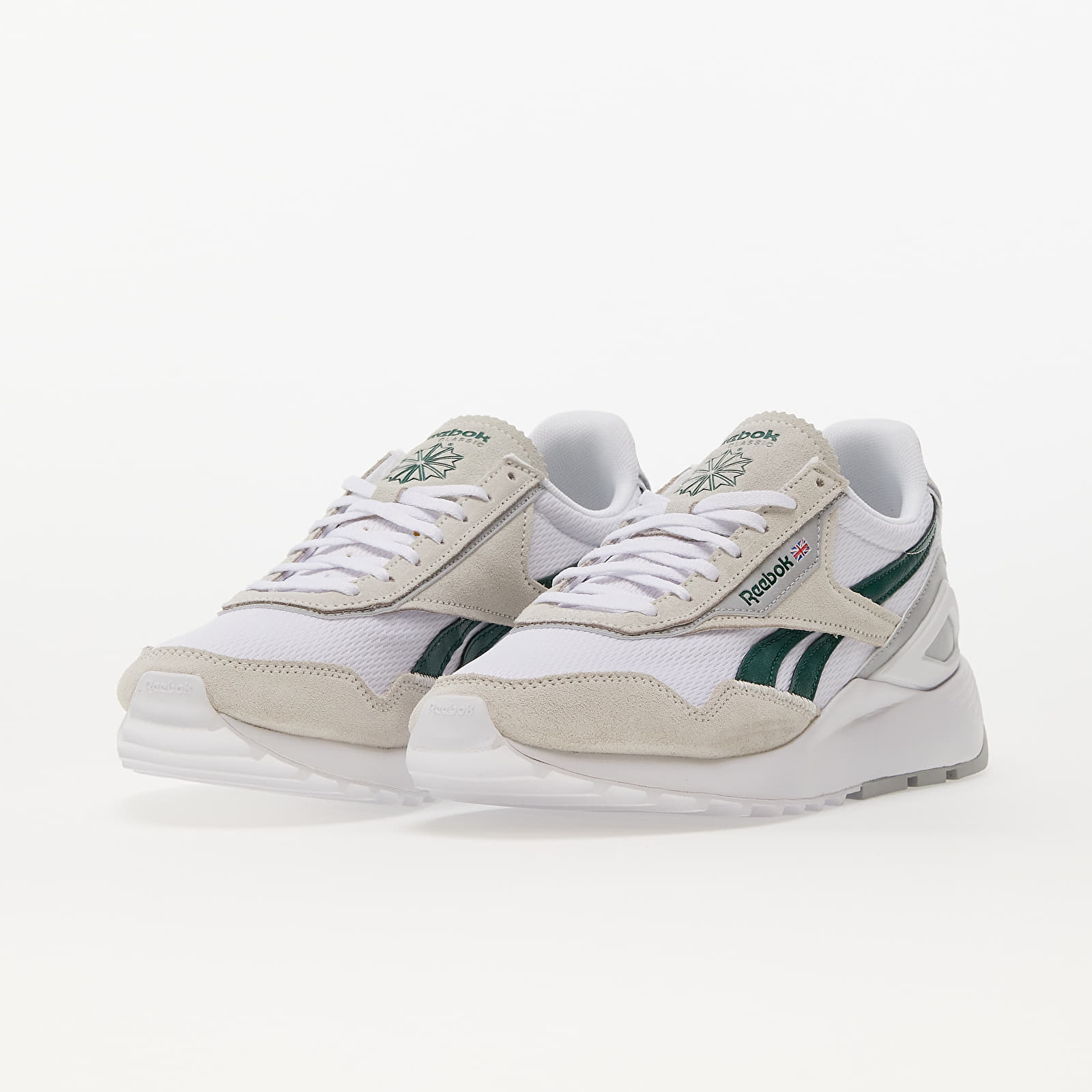 Scarpe uomo Reebok Classic Legacy Az Soft White/ Dark Green/ Pure Grey 3