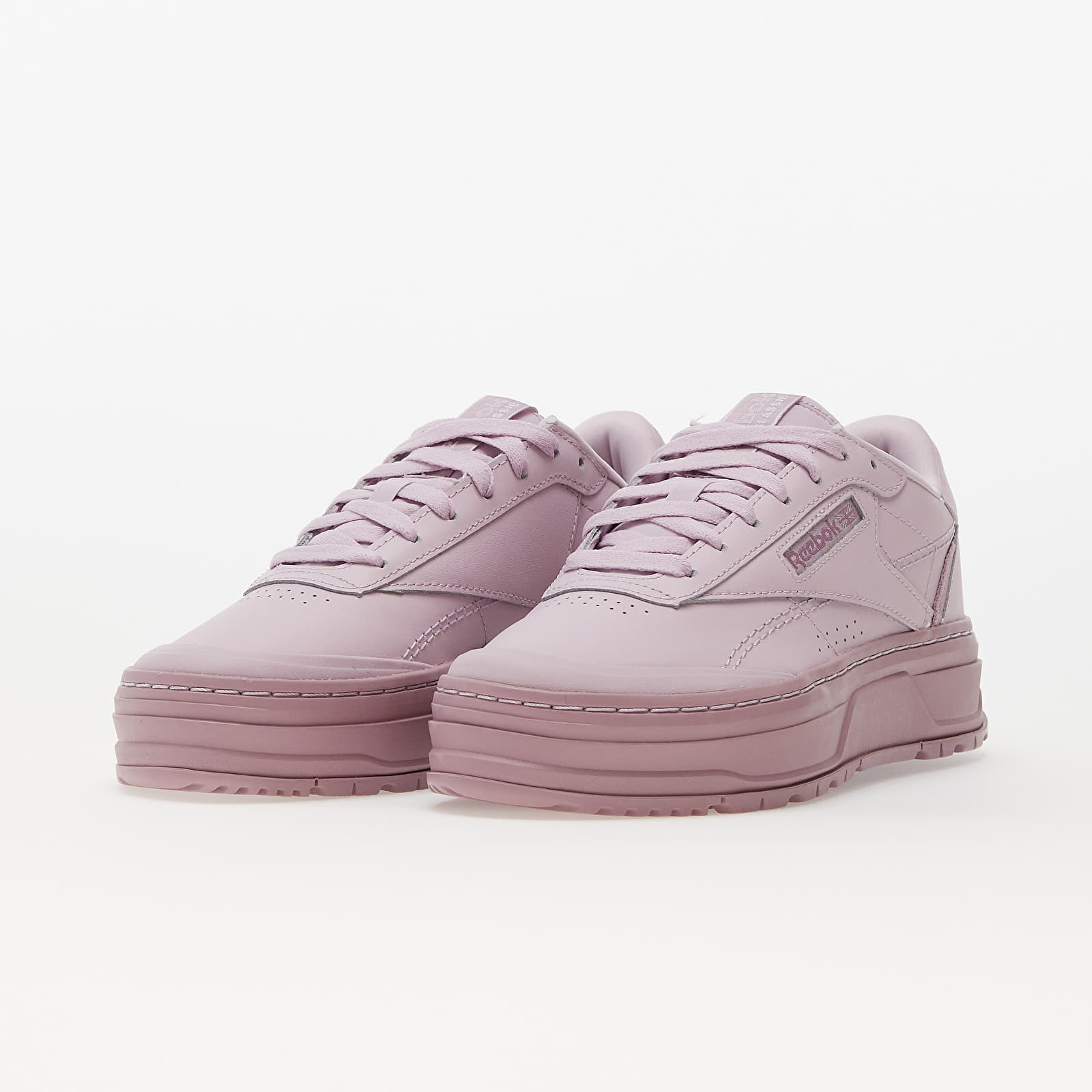 Dámske topánky a tenisky Reebok Club C Double Geo Shell Purple/ Shell Purple/ Infant Lilac