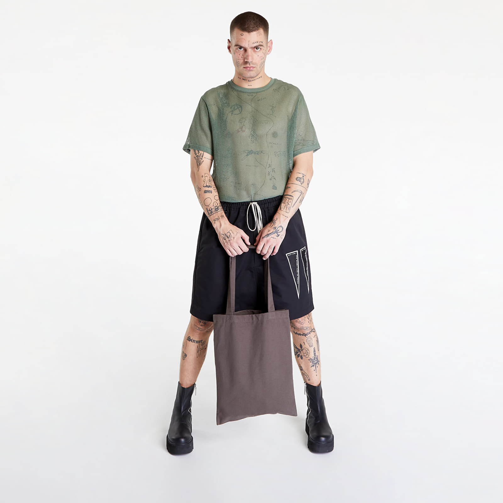Kurzhosen Rick Owens DRKSHDW Faun Shorts Black