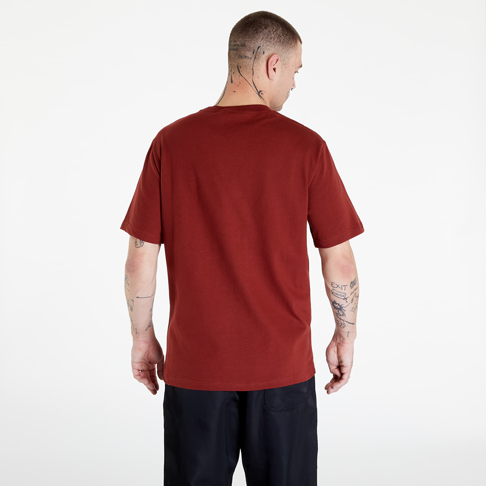 T-skjorter Daily Paper Nakato Ss T-Shirt Fiery Brick Red