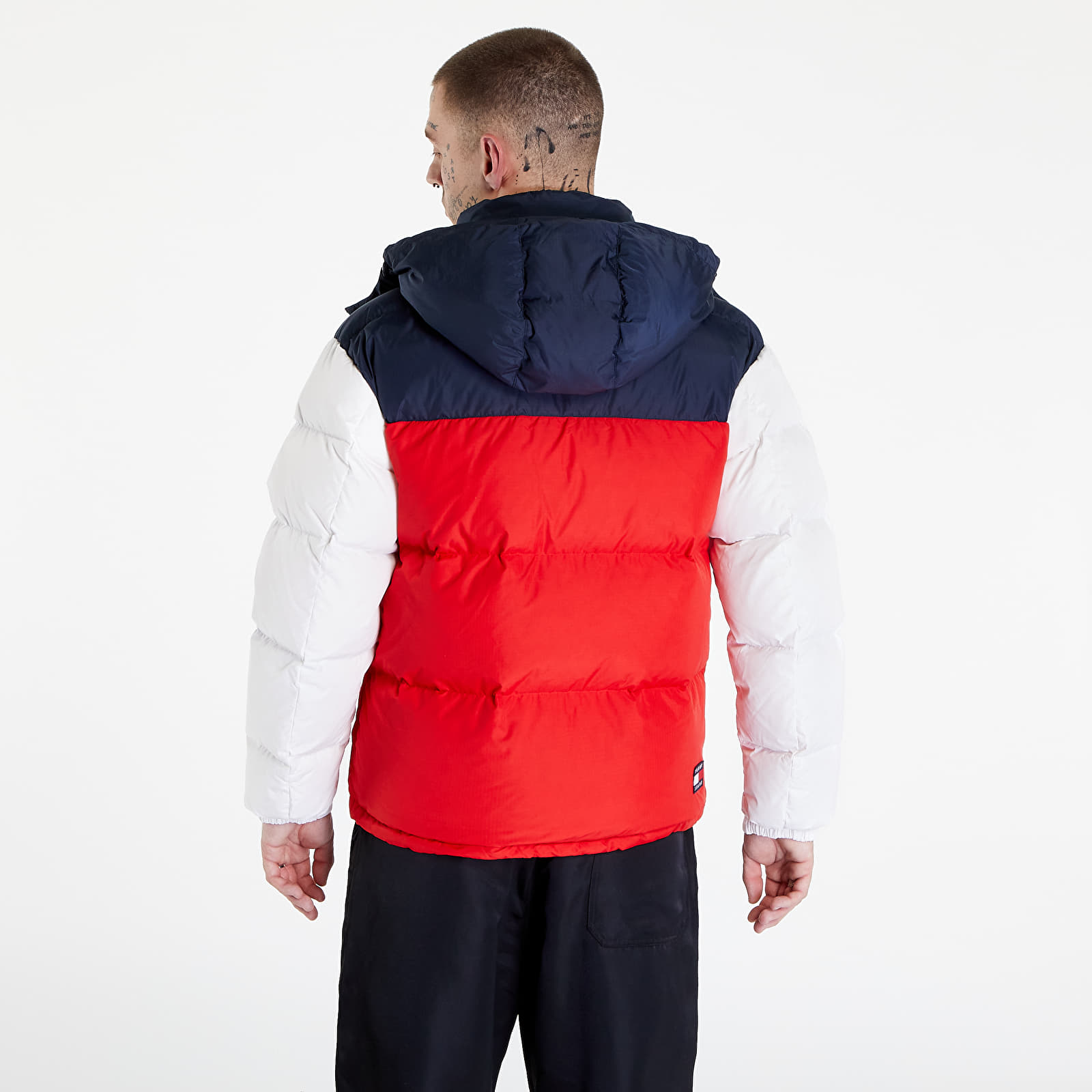 Jackets and Coats Tommy Jeans Color Block Alaska Jacket Blue | Footshop
