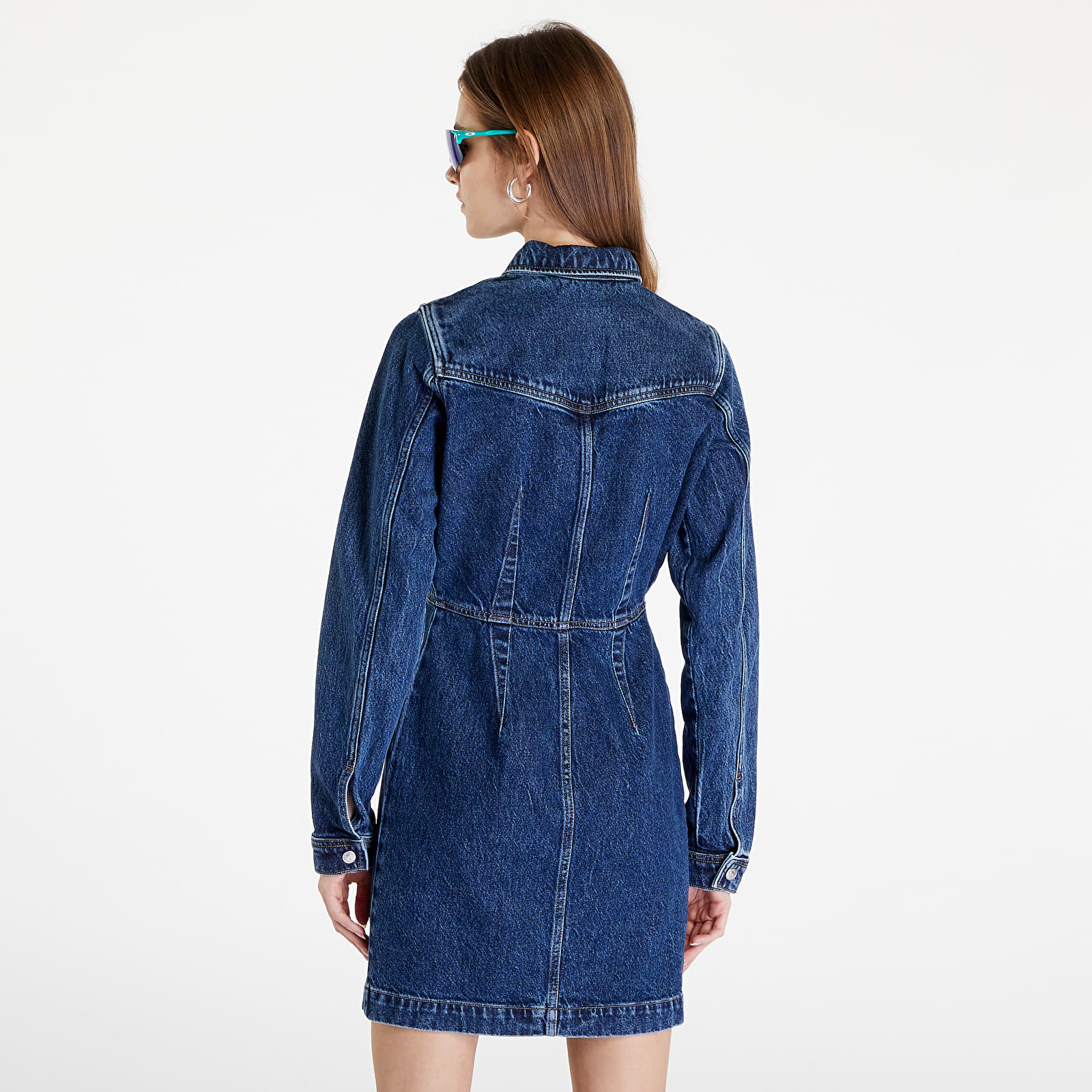 Φορέματα Tommy Jeans Slim Denim Dress Denim Medium