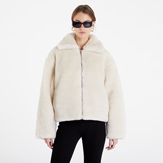 Calvin klein faux clearance fur short jacket