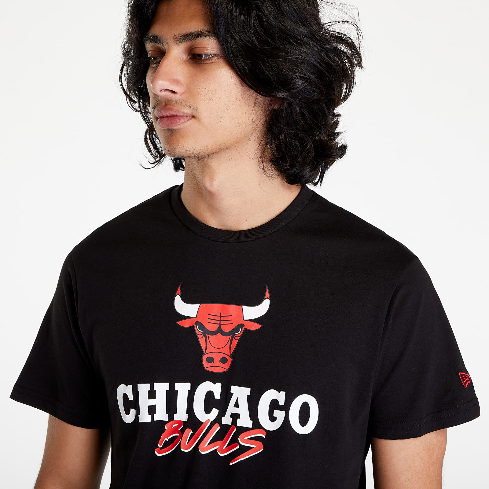 New Era Nba Script Tee Chicago Bulls 