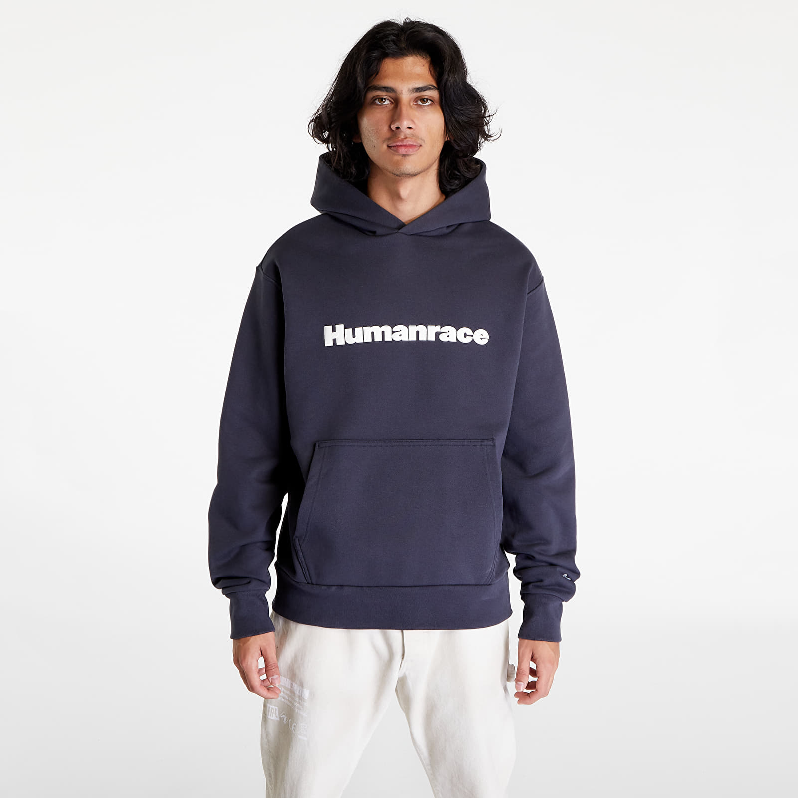 Hupparit ja collegepaidat adidas Originals Pharrell Williams Basics Hoodie (Gender Neutral) Night Grey