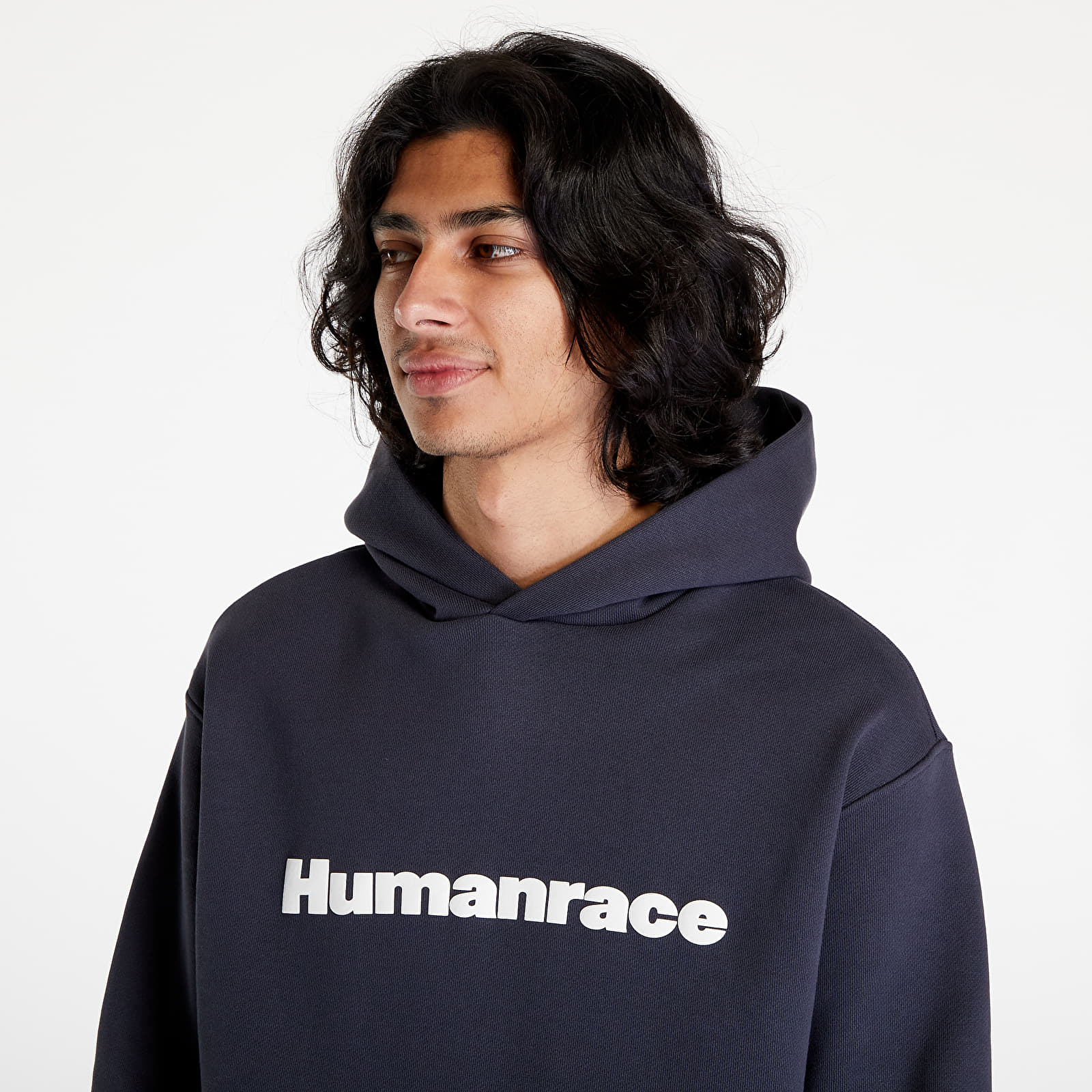 Hupparit ja collegepaidat adidas Originals Pharrell Williams Basics Hoodie (Gender Neutral) Night Grey