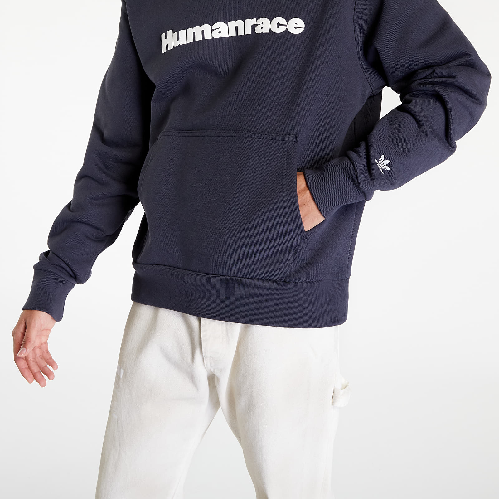 Hupparit ja collegepaidat adidas Originals Pharrell Williams Basics Hoodie (Gender Neutral) Night Grey