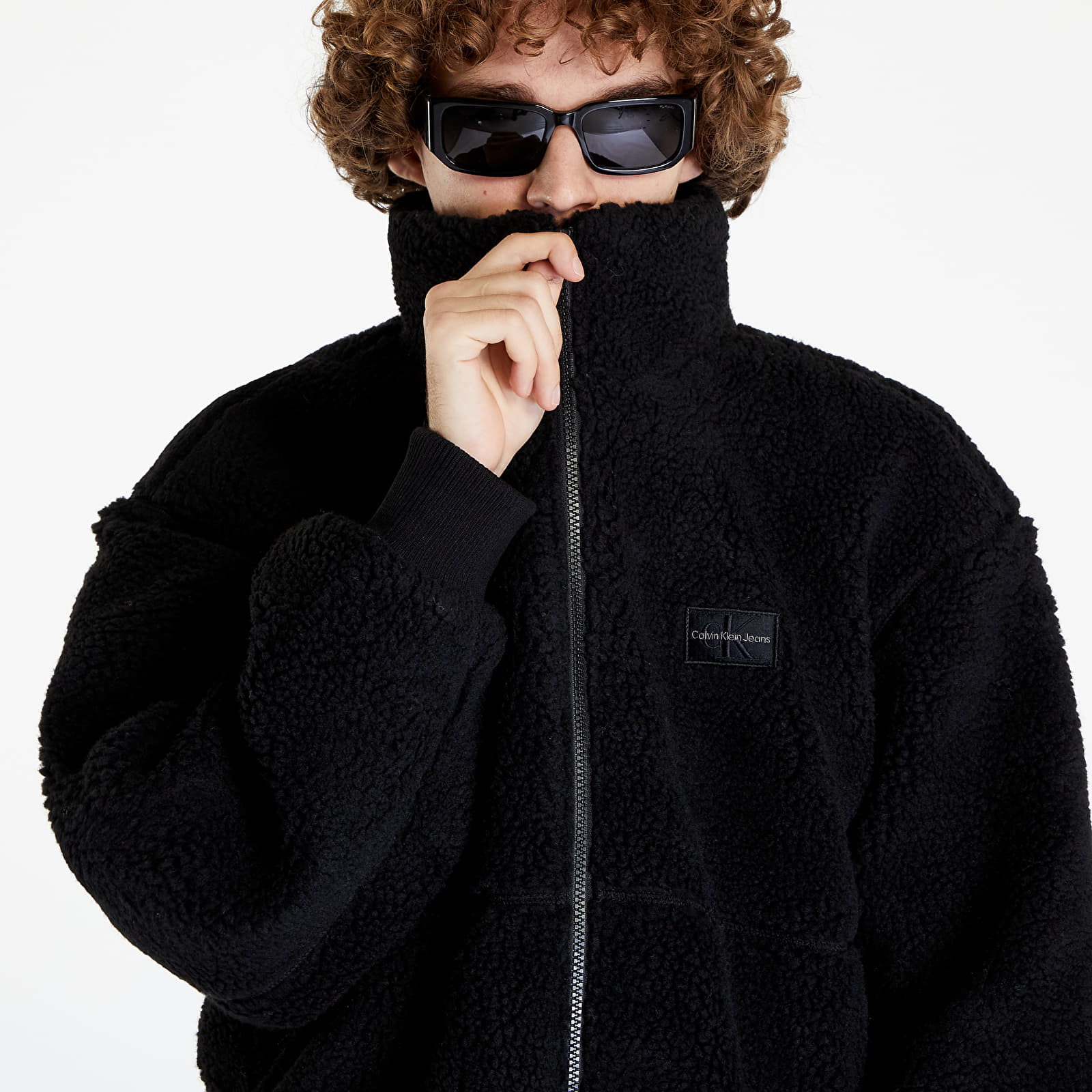 Jacken und Mäntel Calvin Klein Jeans Ck Sherpa Jacket Black