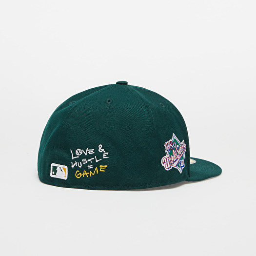 Caps New Era MLB 5950 Team Heart 10112 Oakland Athletics Green