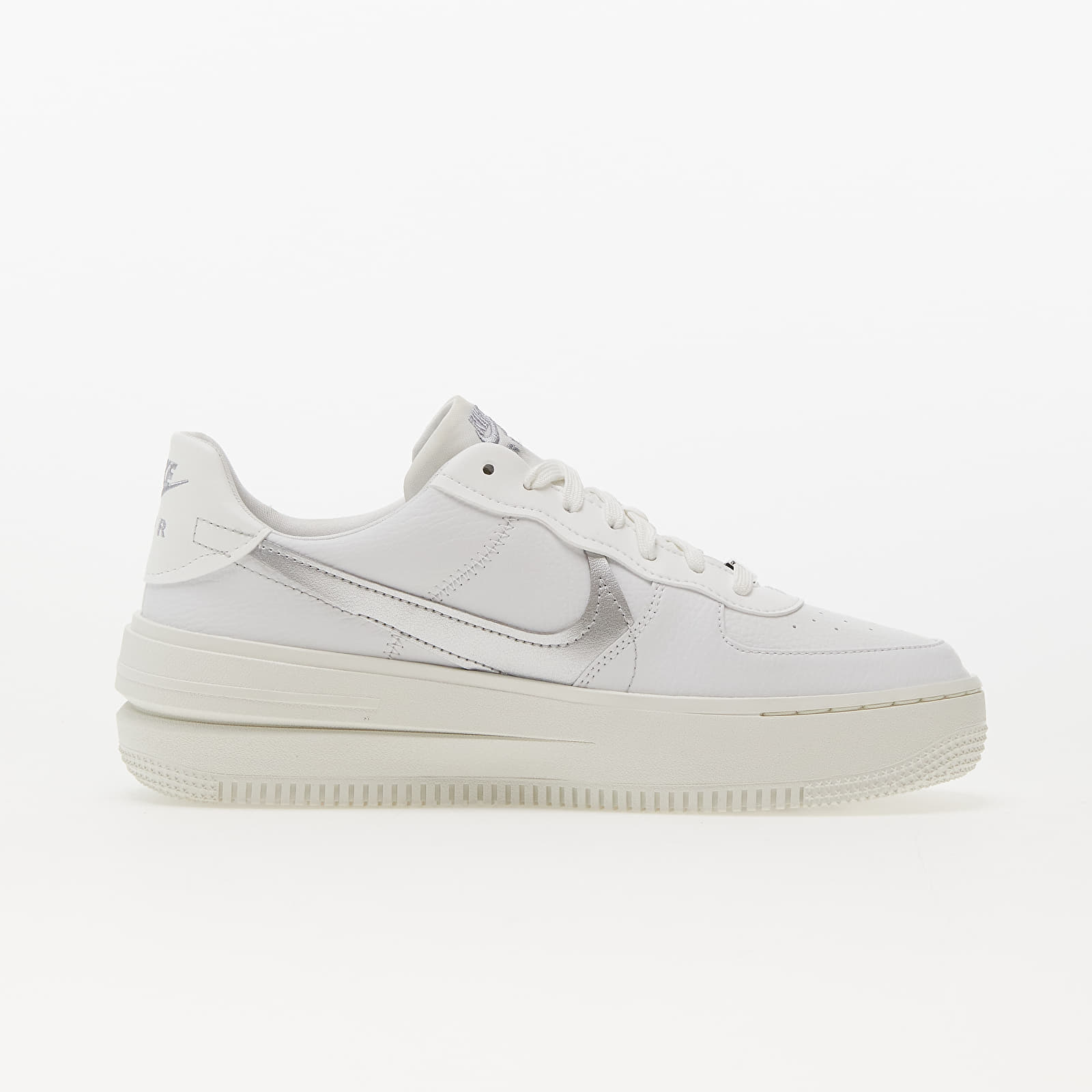 Chaussures et baskets femme Nike W Air Force 1 PLT.AF.ORM Summit White/ Metallic Silver-Sail