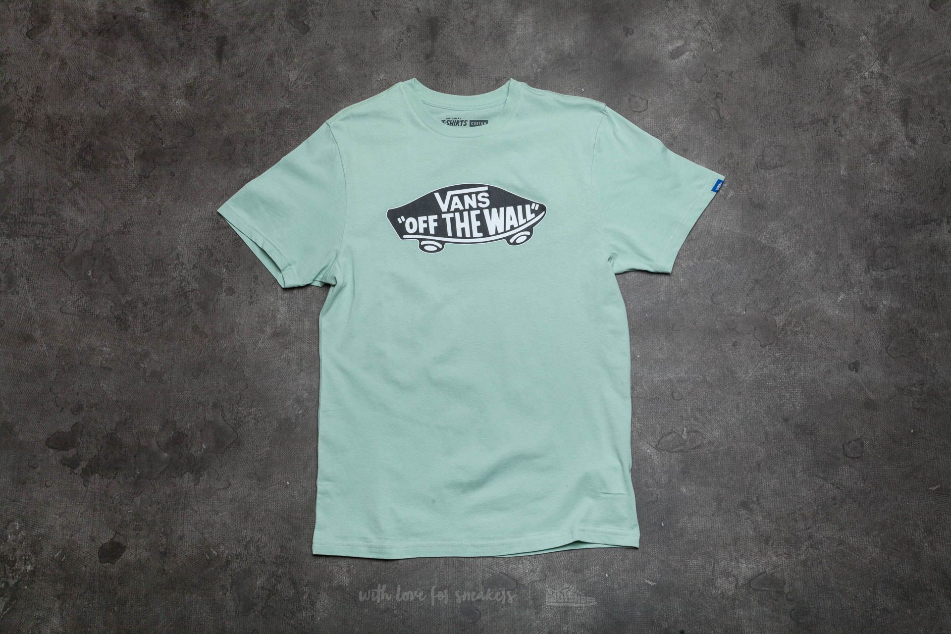T-Shirts and shirts Vans Off The Wall Tee Split Green-Black