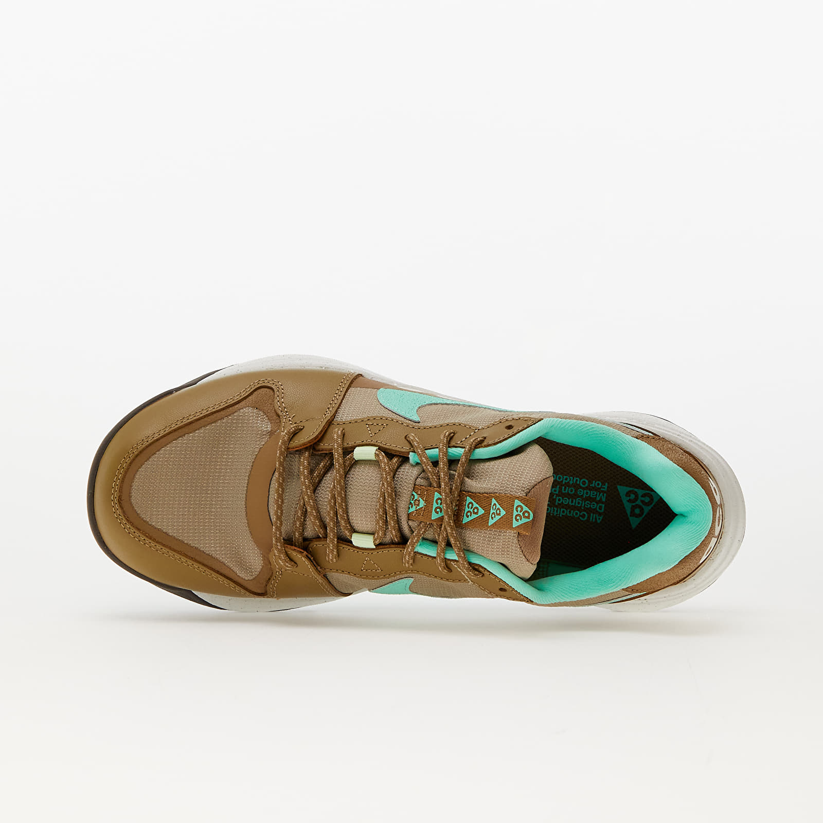 Men's shoes Nike ACG Lowcaten Limestone/ Green Glow-Dk Driftwood-Sail