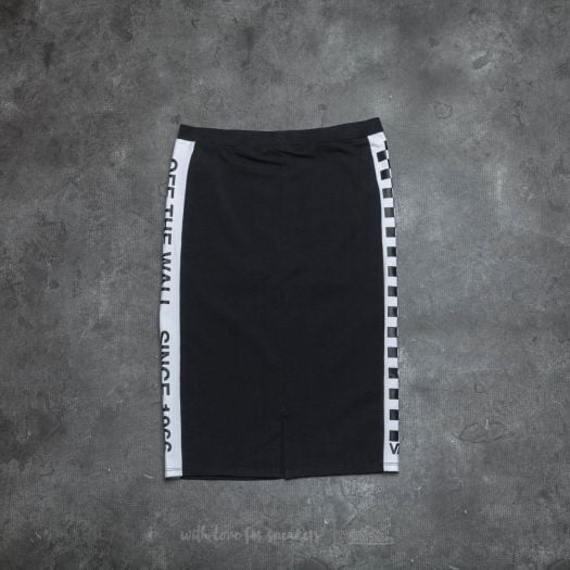 Vans black store and white skirt