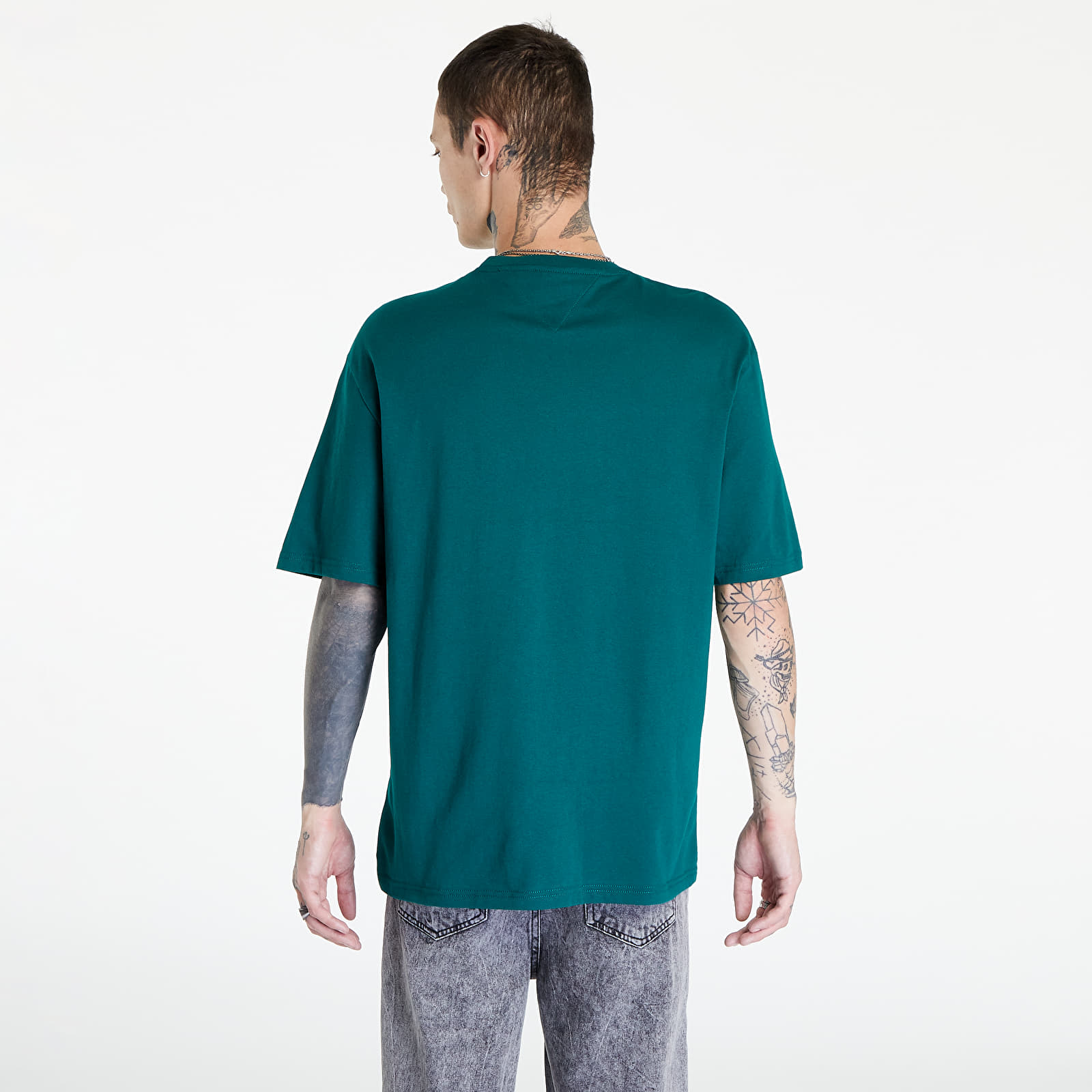 Tričká Tommy Jeans Tjm Skater Archive T Green