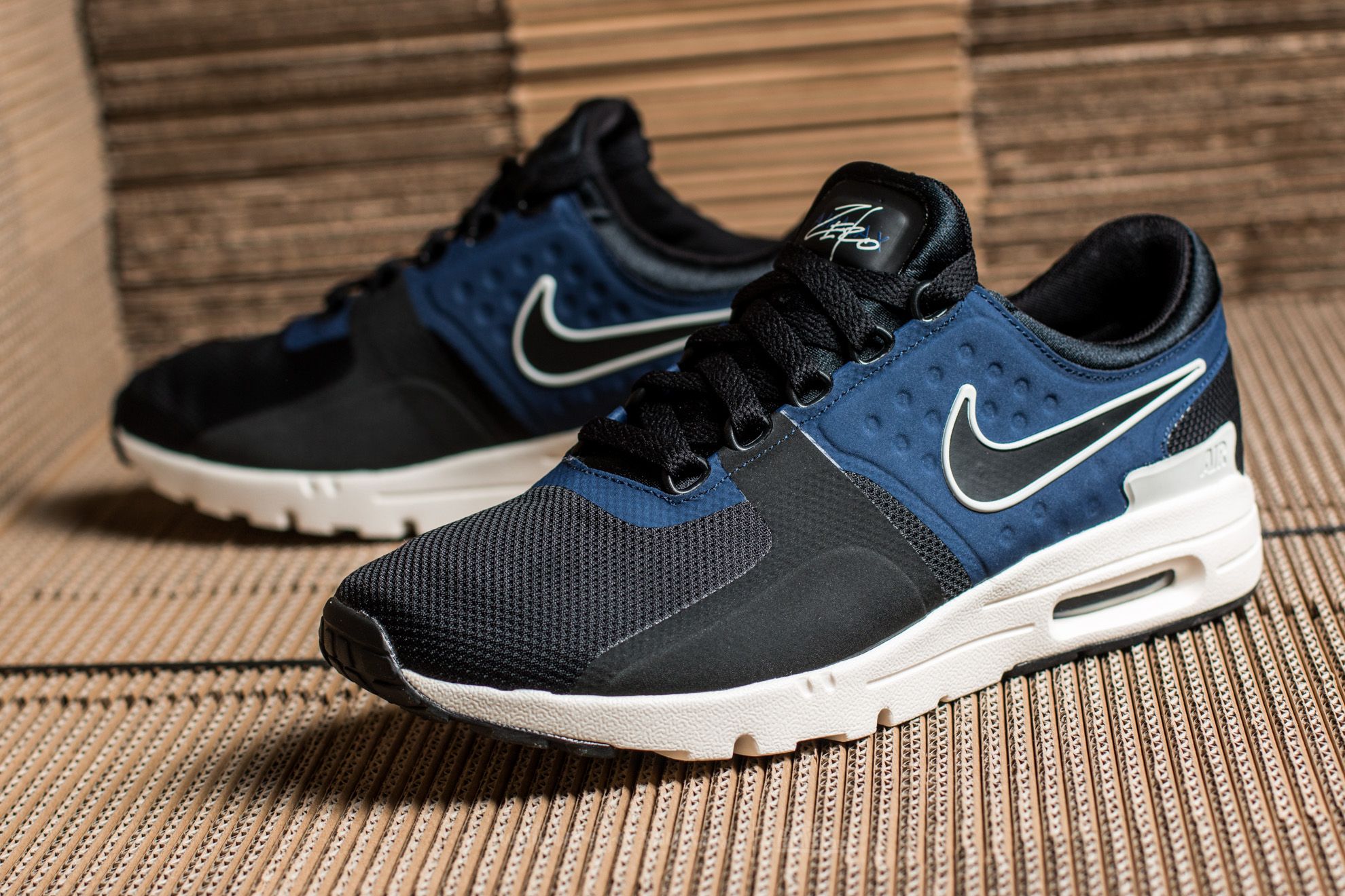 Damen Sneaker und Schuhe Nike W Air Max Zero Black/ Black-Ivory-Binary Blue