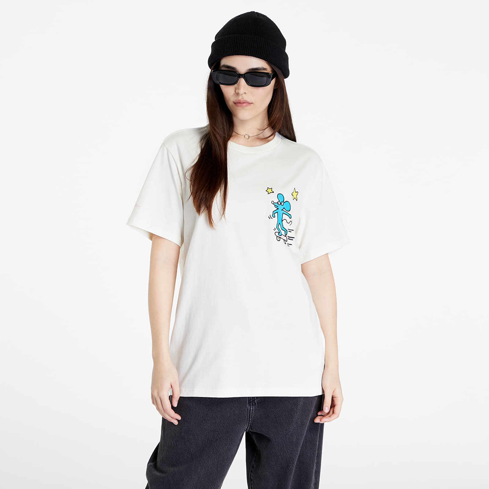 T-shirts Converse x Keith Haring Mouse T-Shirt UNISEX Egret