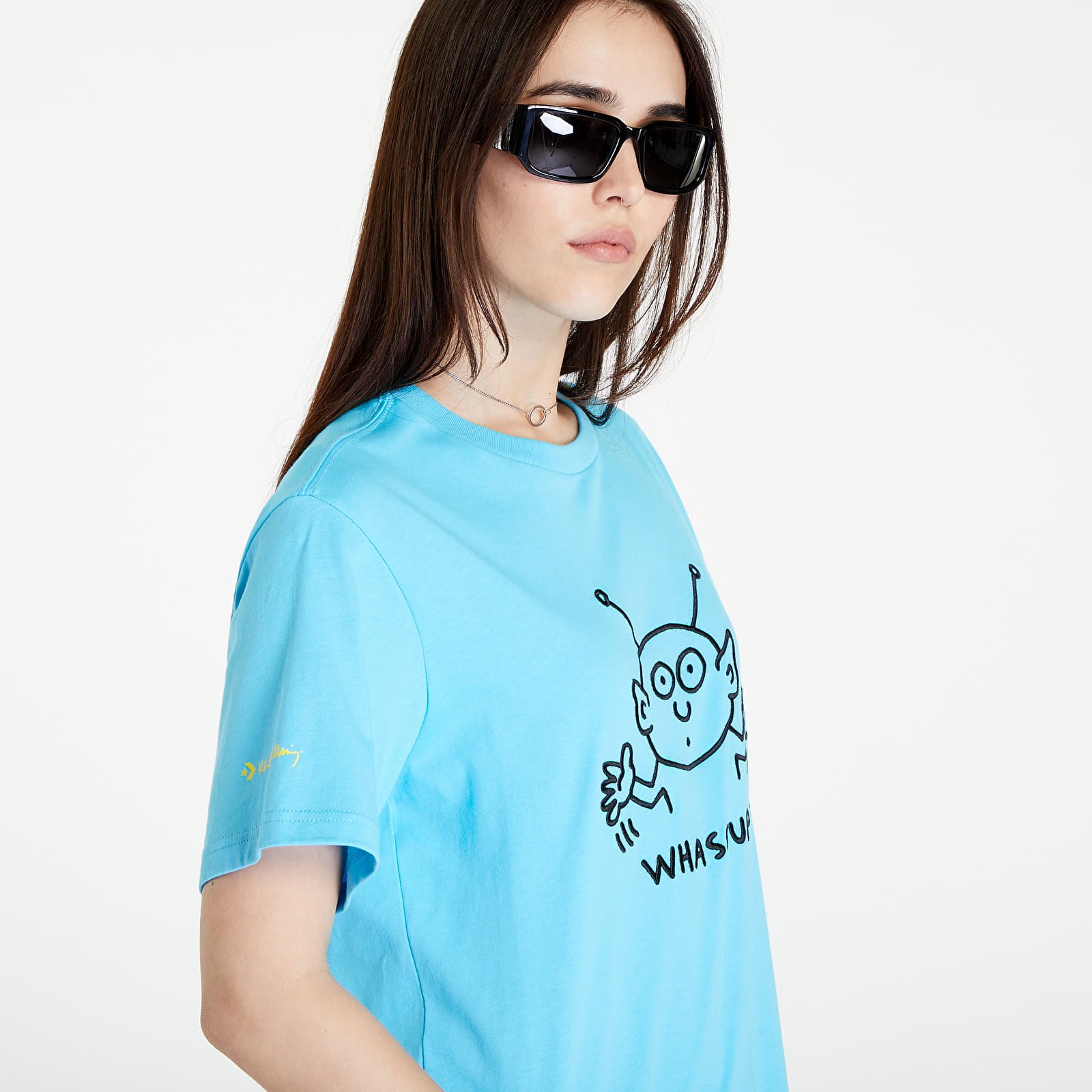 Magliette Converse x Keith Haring Alien T-Shirt UNISEX Haring Blue