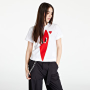 Comme des Garçons PLAY Short Sleeve Knit T-Shirt White