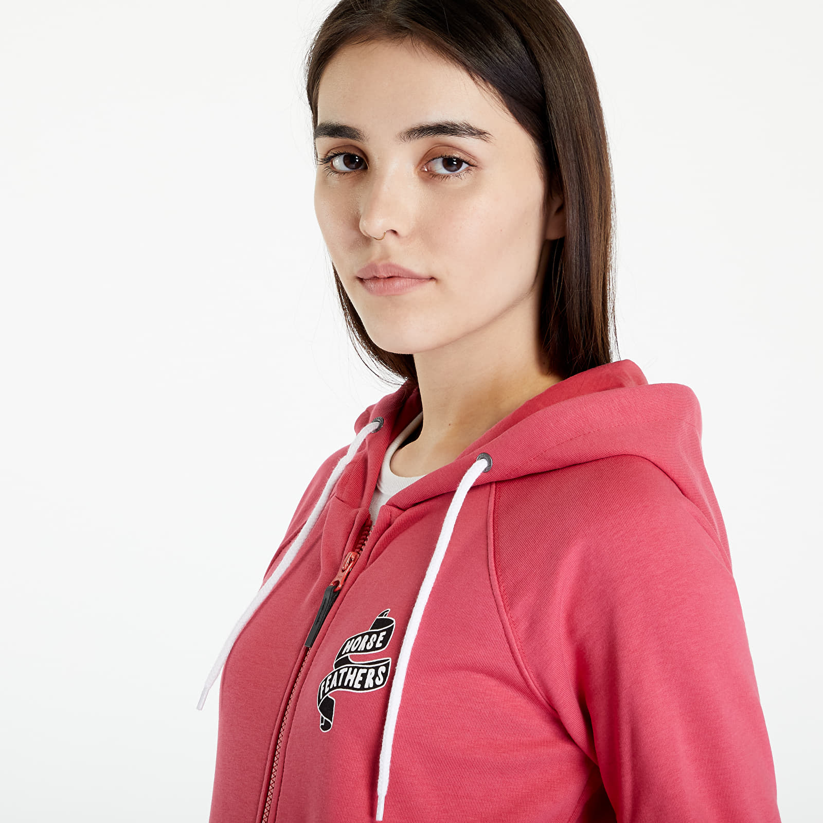 Bluzy Horsefeathers Vita Sweatshirt Claret Red
