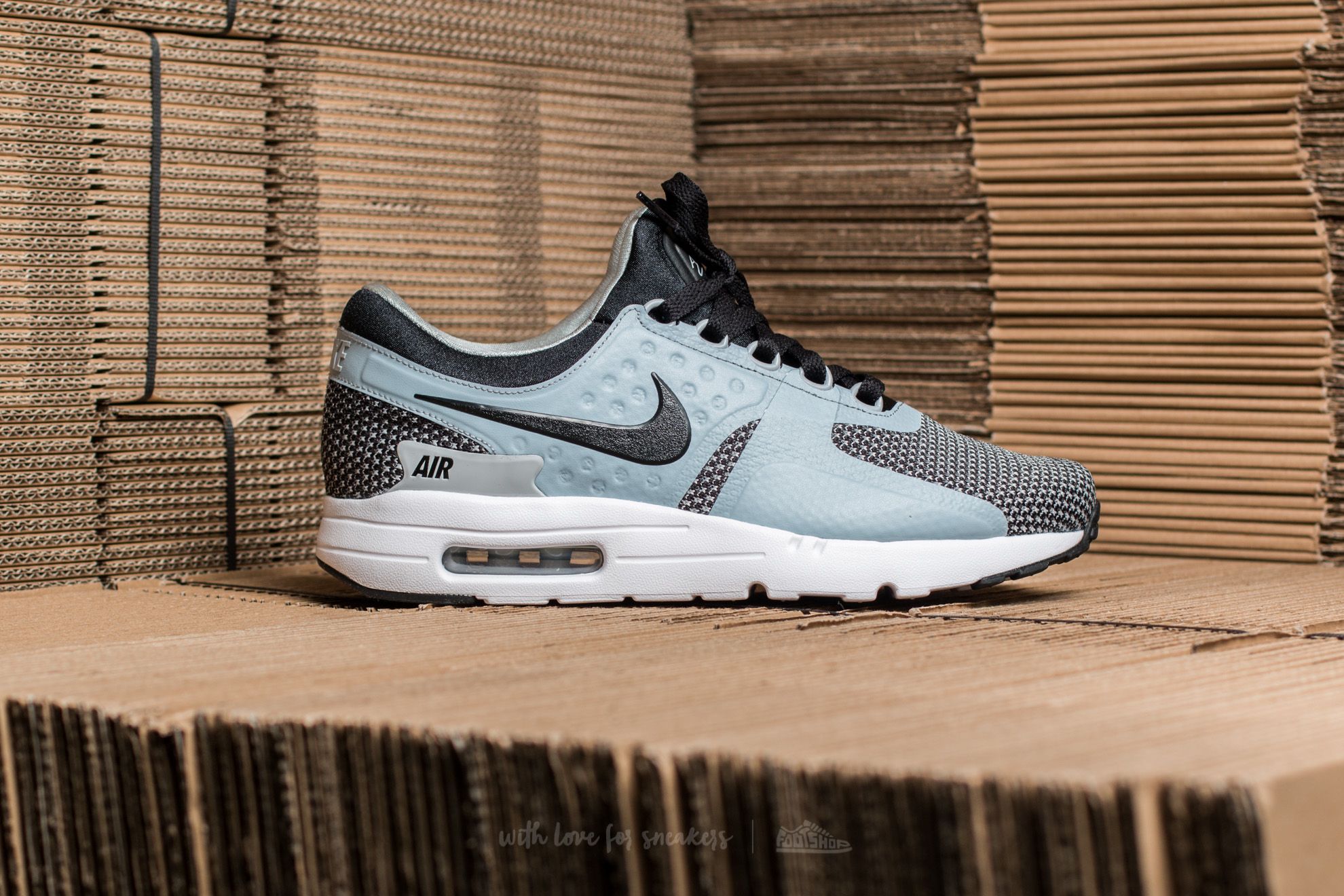 Men s shoes Nike Air Max Zero Essential Black Black Wolf Grey Footshop