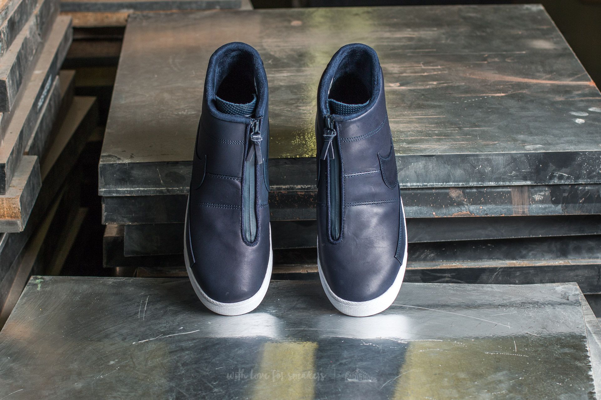 Men s shoes NIKELAB Blazer ADVNCD Obsidian Obsidian White Footshop