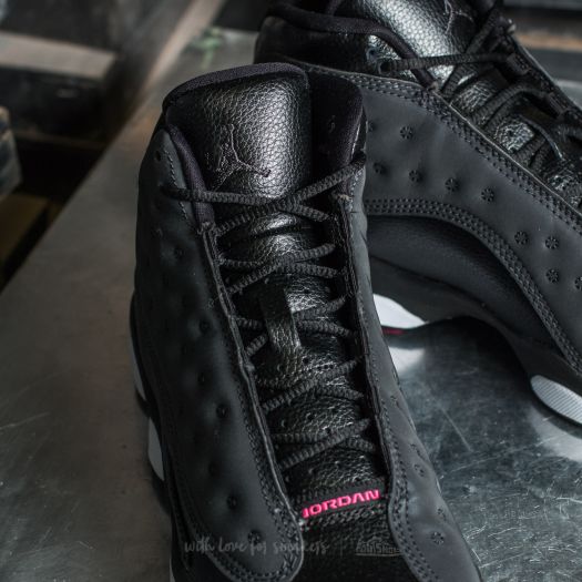 Womens jordan retro 13 black and pink top