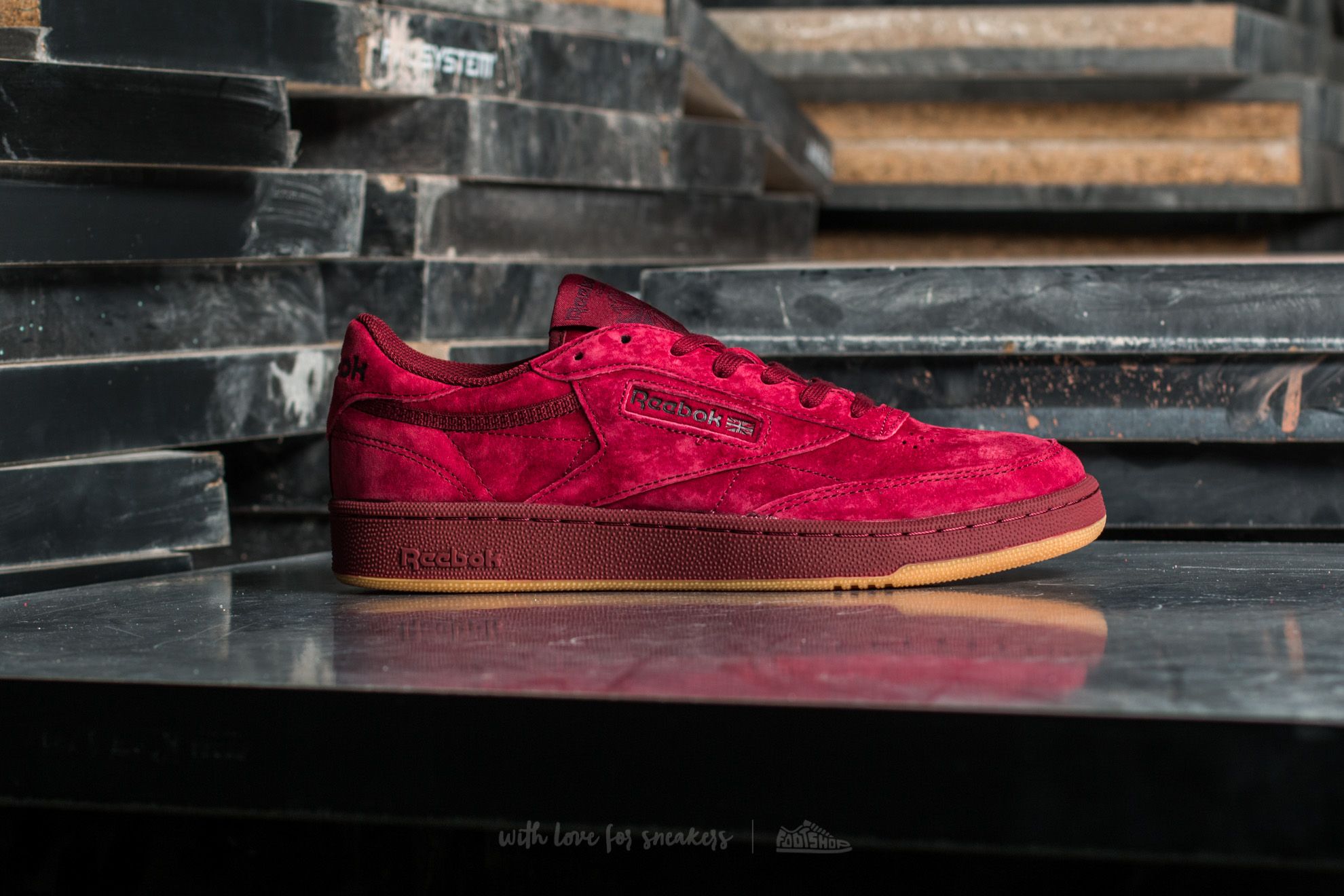 Reebok club c 85 burgundy online