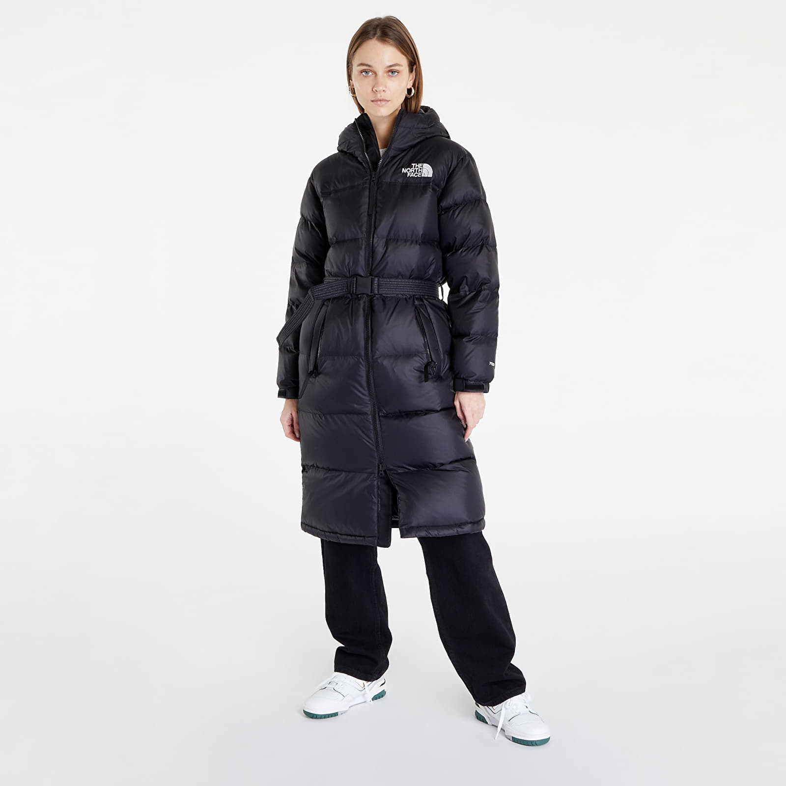 Jackets The North Face Women s Nuptse Belted Long Parka Tnf Black Footshop