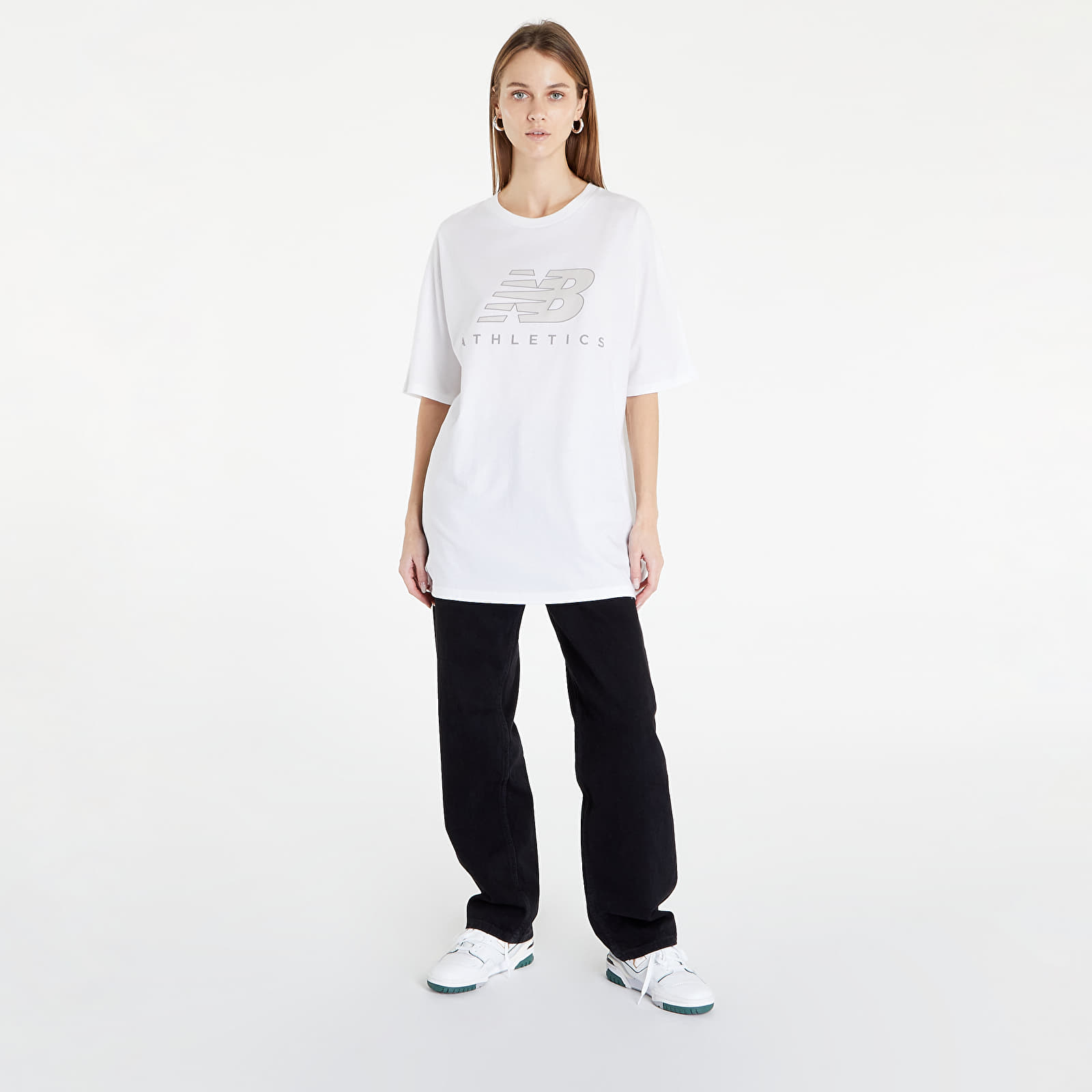 T-Shirts New Balance Athletics Oversized Tee White