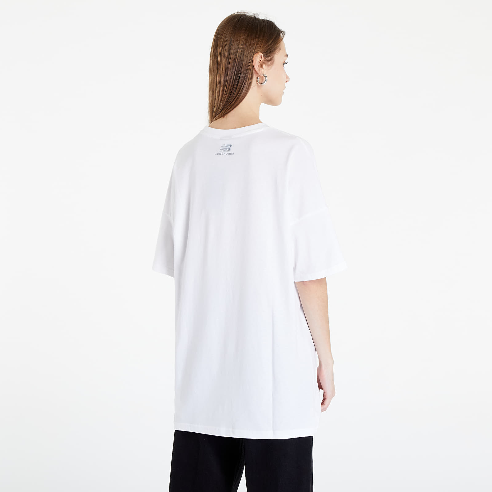Тениски New Balance Athletics Oversized Tee White