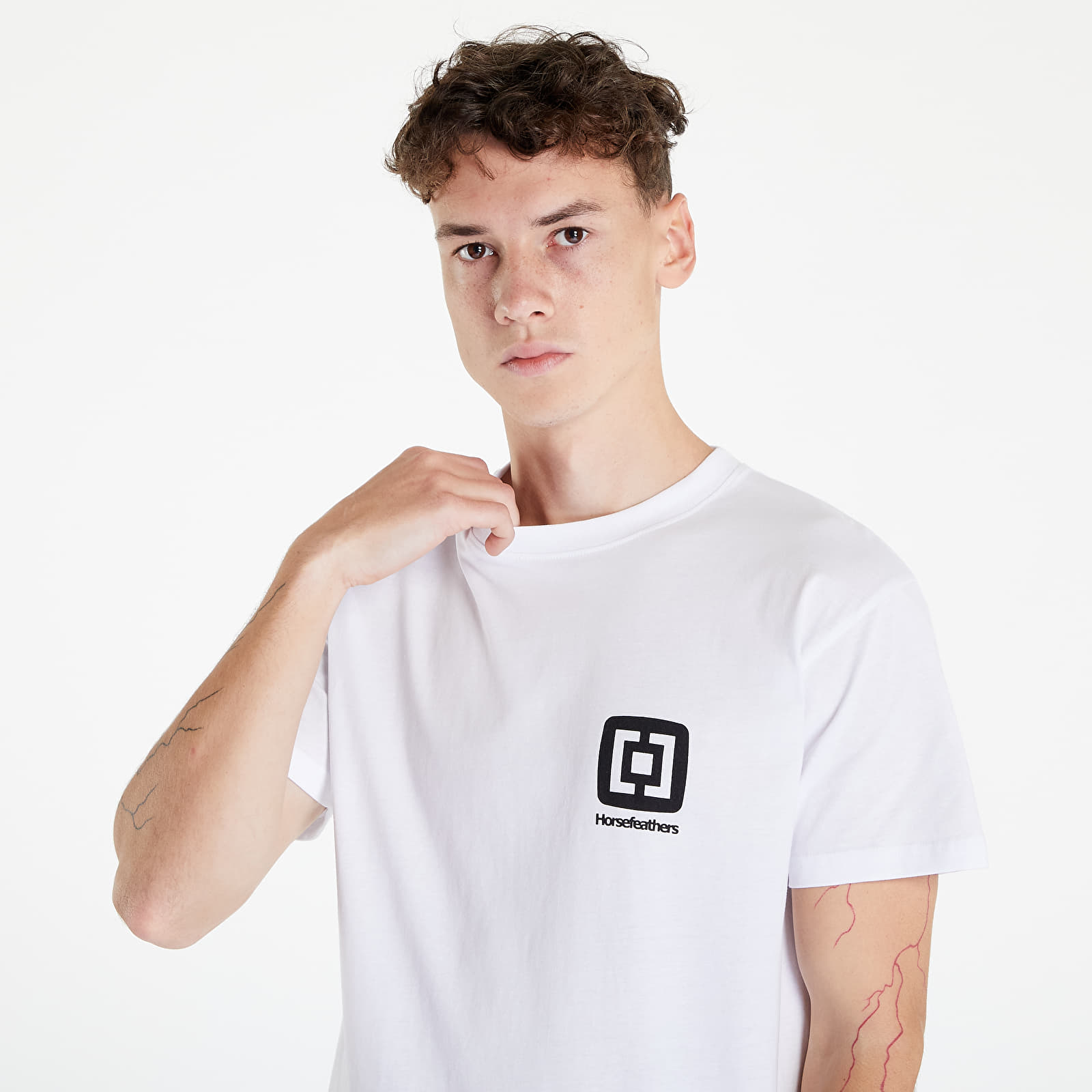 Tričká Horsefeathers Mini Logo T-Shirt  White